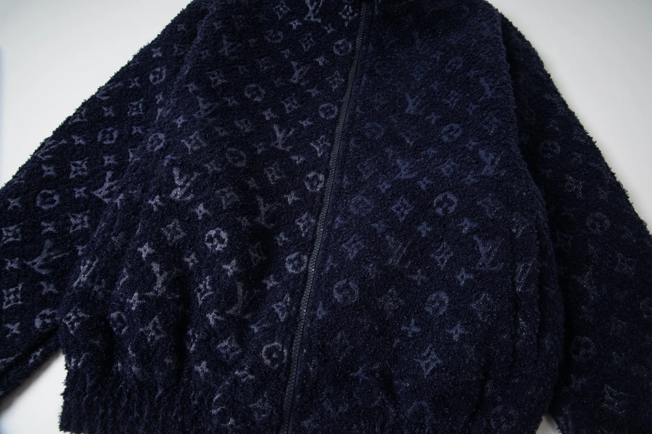 Monogram Wool Bouclé Zip-Up Jacket D31523489 — view 8