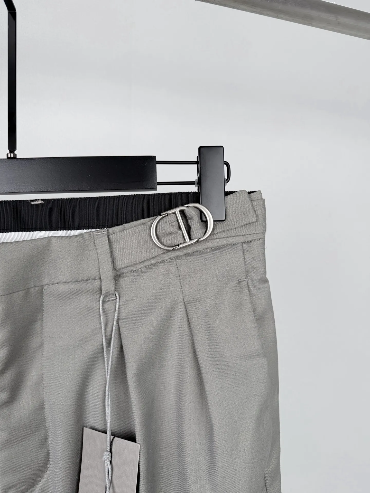 Pleated Wool-Blend Twill Trousers D31521394 — view 6