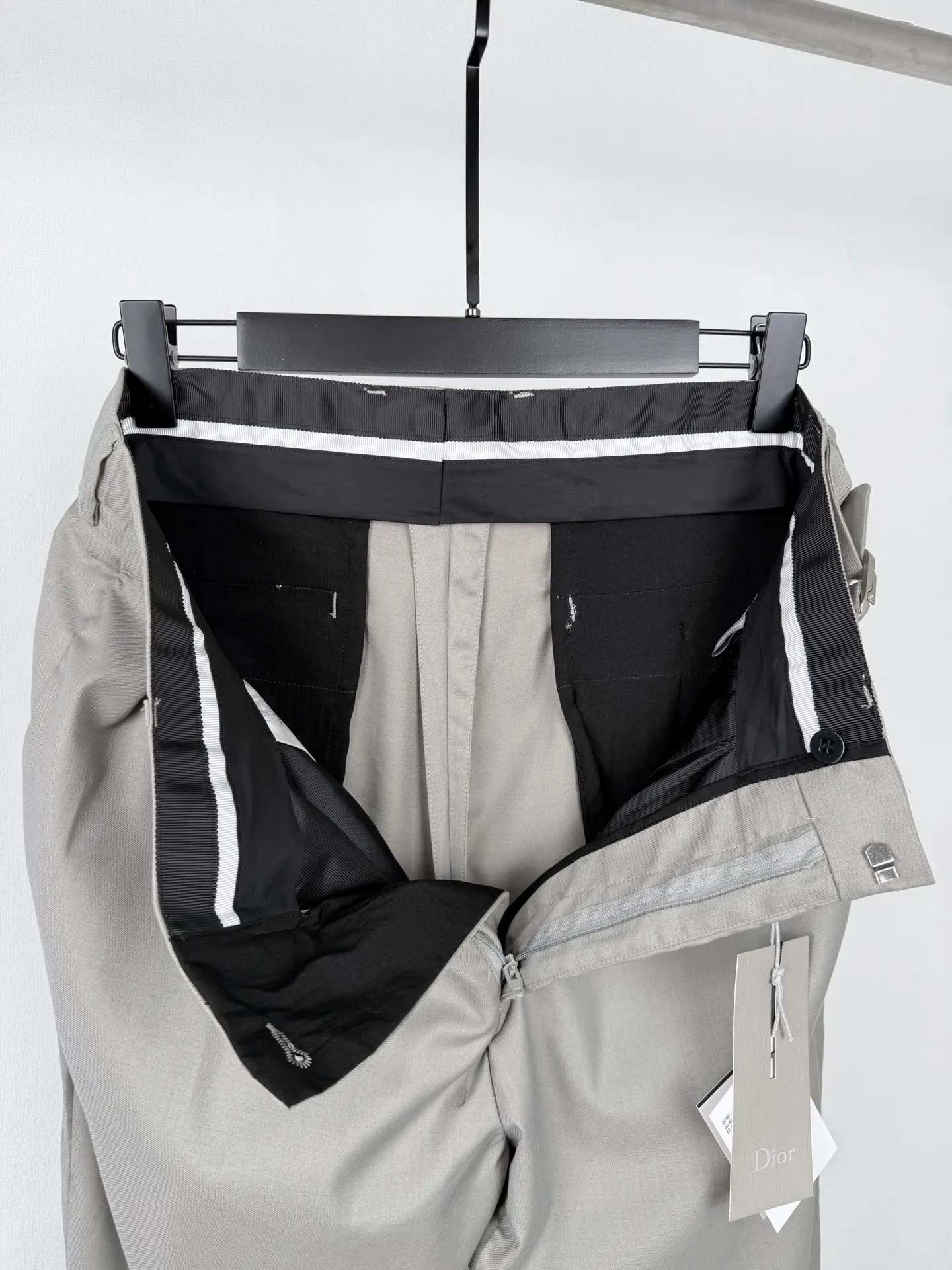 Pleated Wool-Blend Twill Trousers D31521394 — view 10