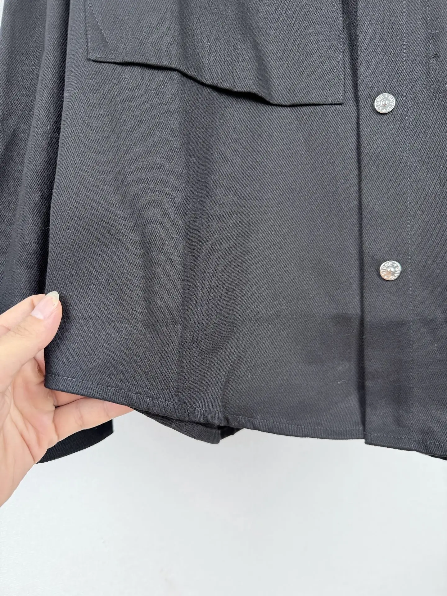 Garment-Dyed Cotton Twill Overshirt D31521294 — view 9