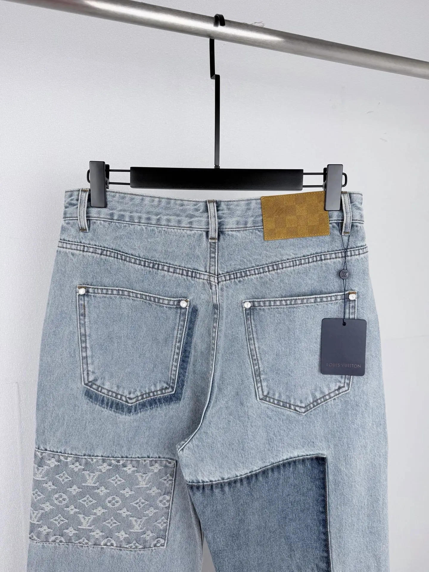 Monogram Patchwork Relaxed-Fit Jeans D32021296 — view 4