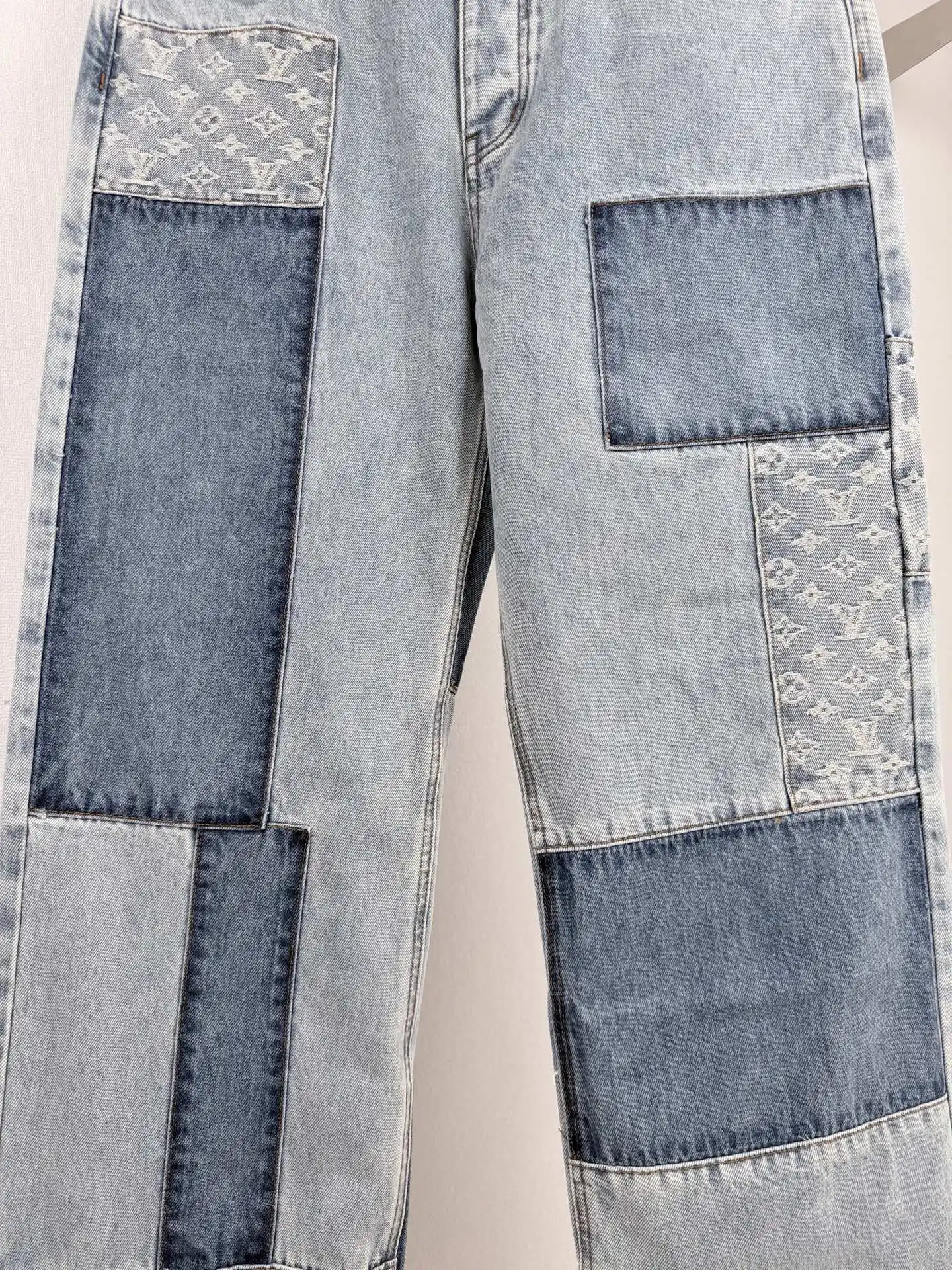 Monogram Patchwork Relaxed-Fit Jeans D32021296 — view 7