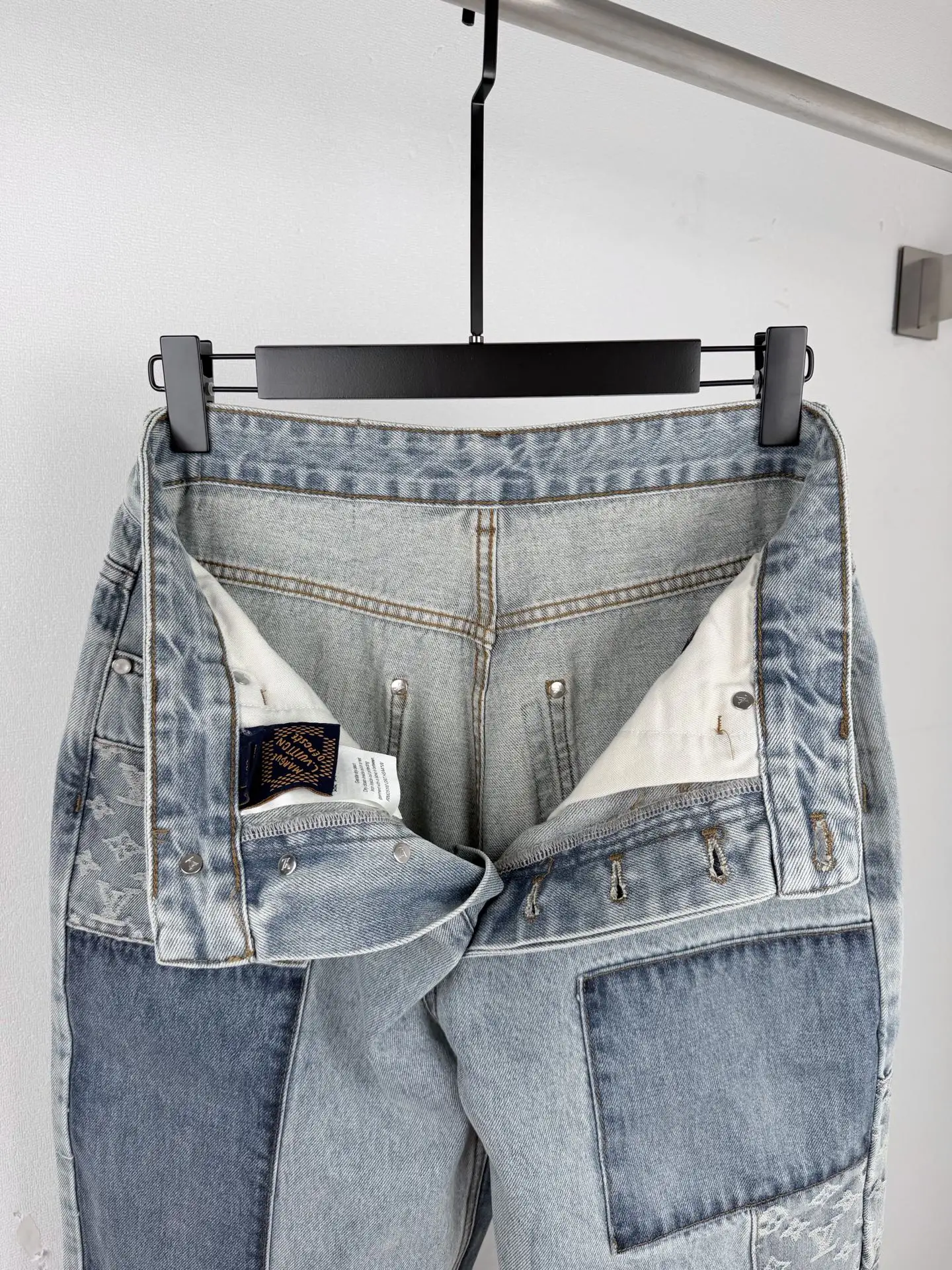 Monogram Patchwork Relaxed-Fit Jeans D32021296 — view 12