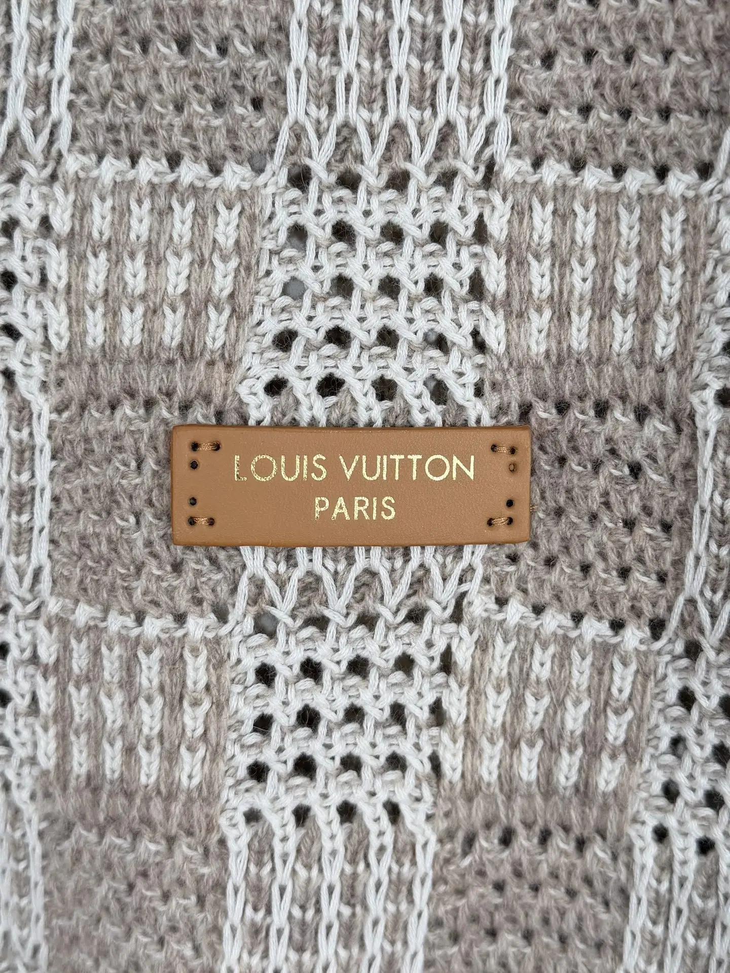 Damier Tweed Jacquard Knit Cardigan D32021316 — view 6