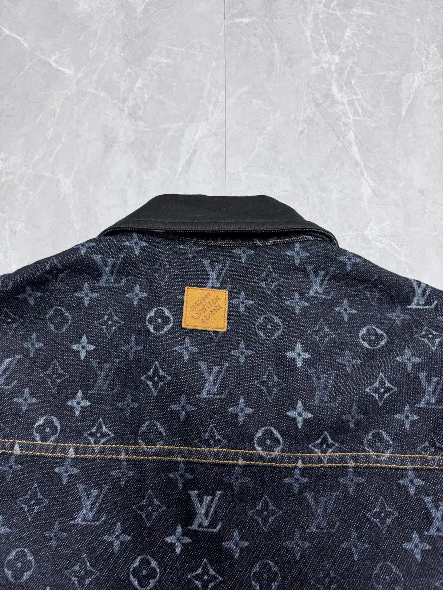 Monogram Zip-Up Denim Jacket D32023328 — view 9