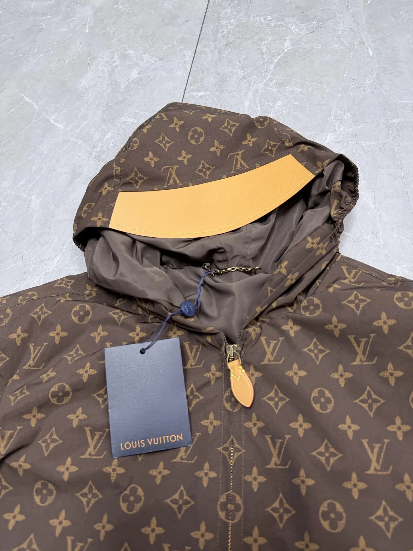 Monogram Print Hooded Windbreaker Jacket D32023327 — view 3