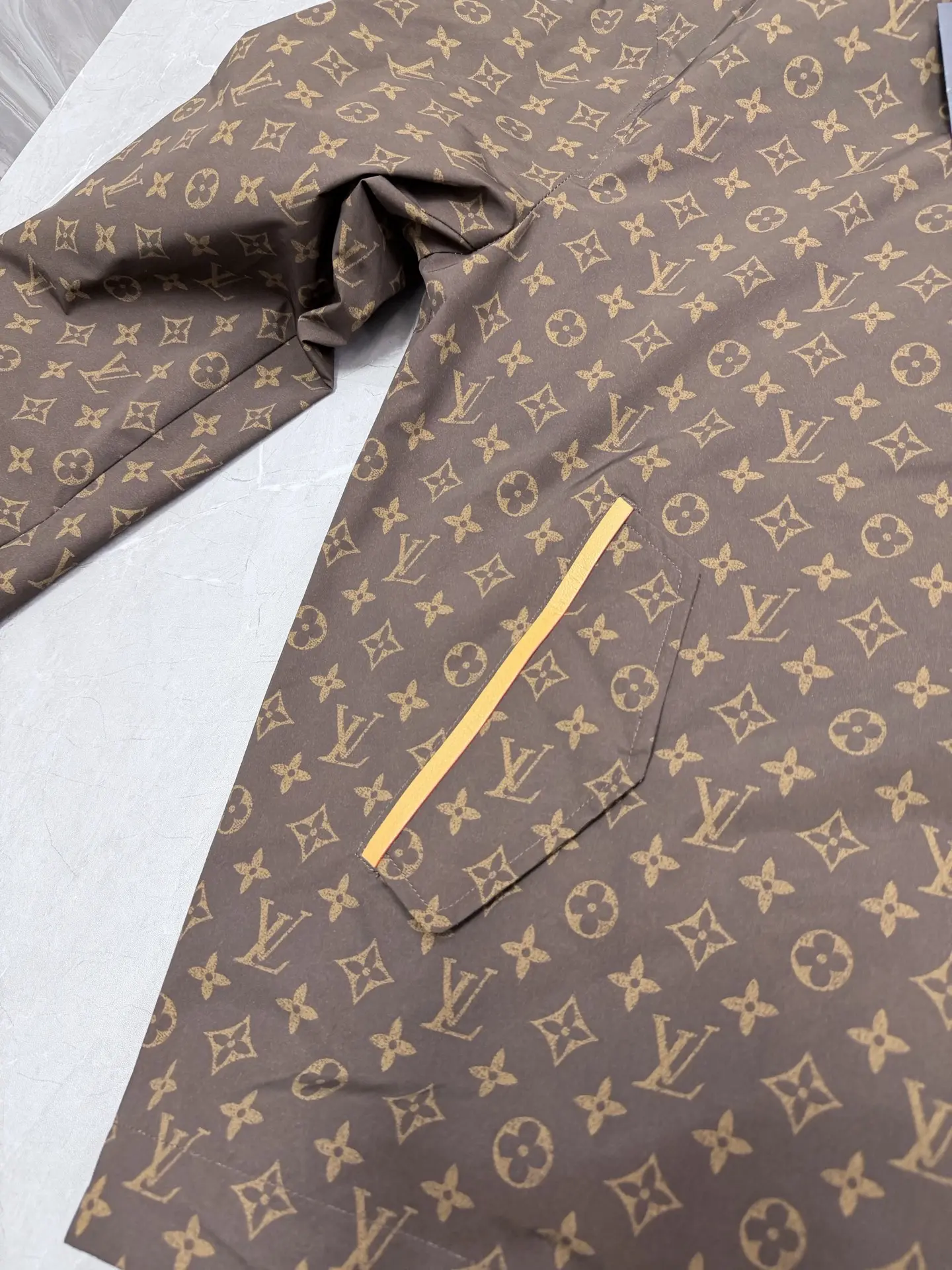 Monogram Print Hooded Windbreaker Jacket D32023327 — view 4