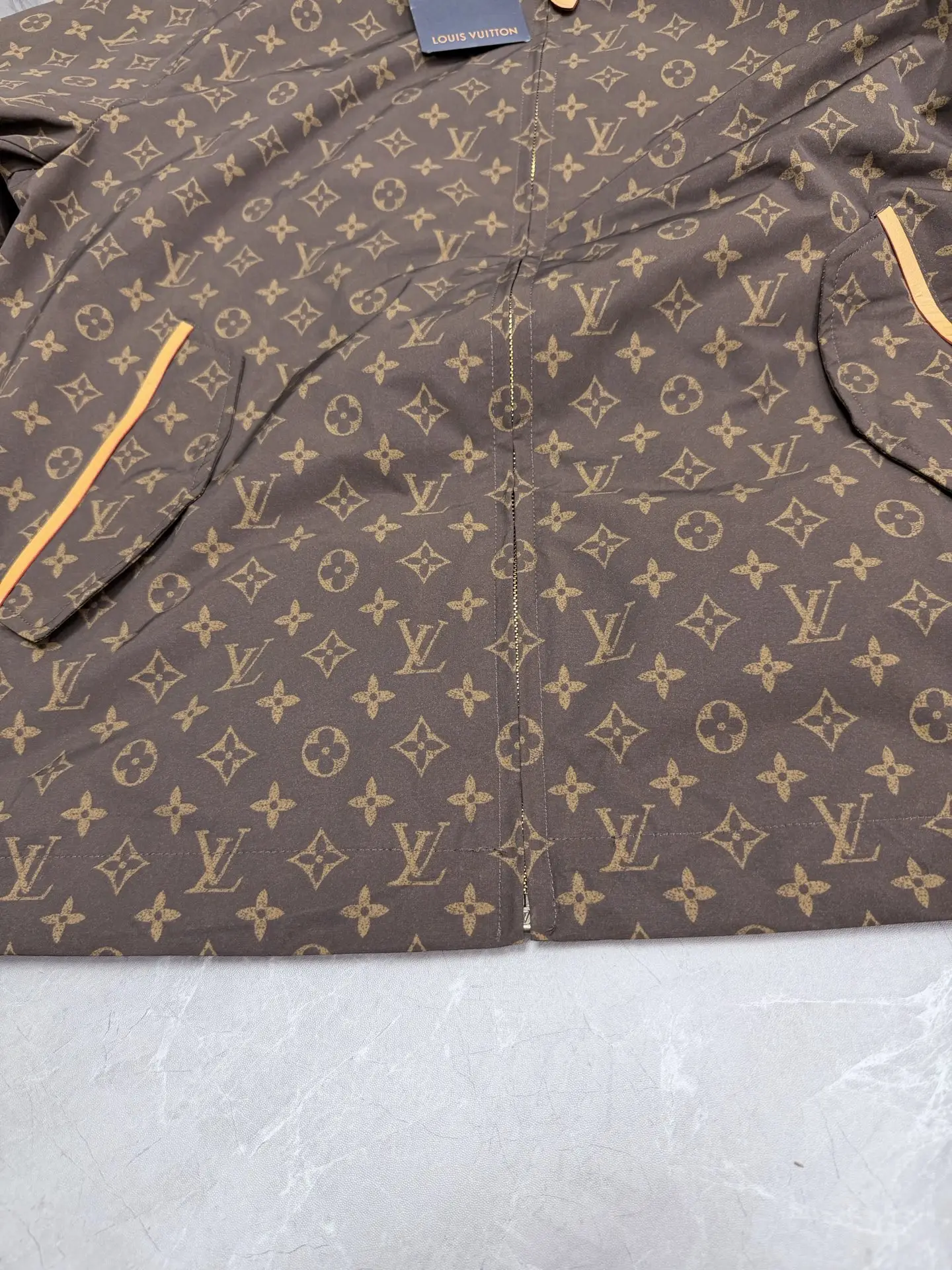 Monogram Print Hooded Windbreaker Jacket D32023327 — view 5