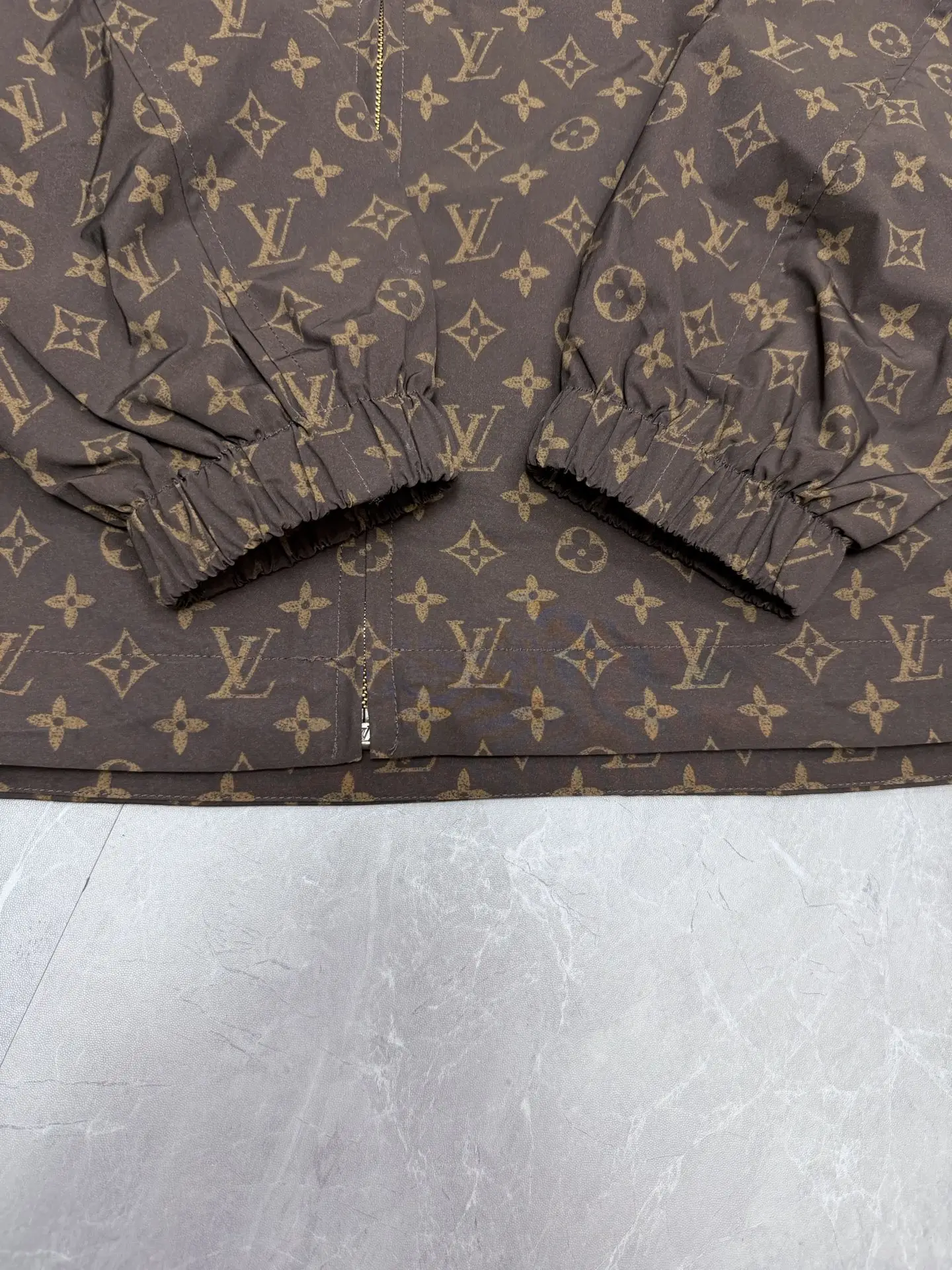 Monogram Print Hooded Windbreaker Jacket D32023327 — view 9