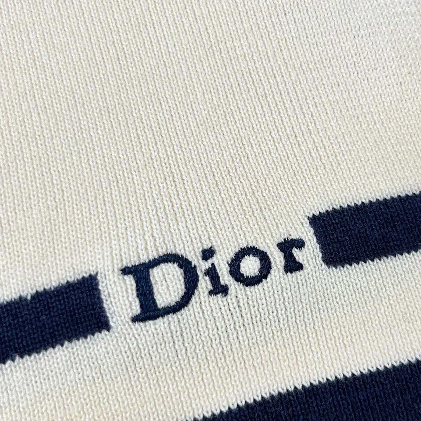 Dioriviera Marinière Striped Knit Cardigan D32024044 — view 8