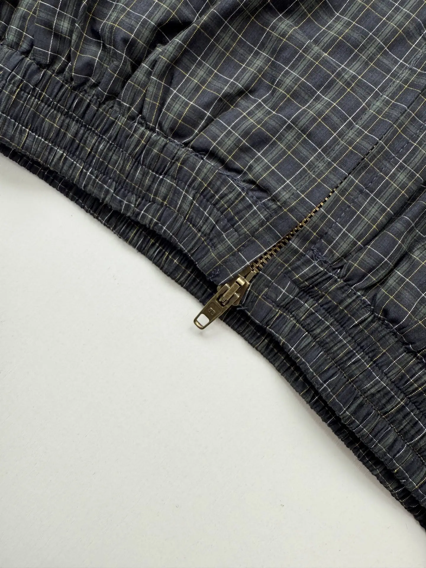 Checked Funnel-Neck Zip-Up Jacket D32523904 — view 5
