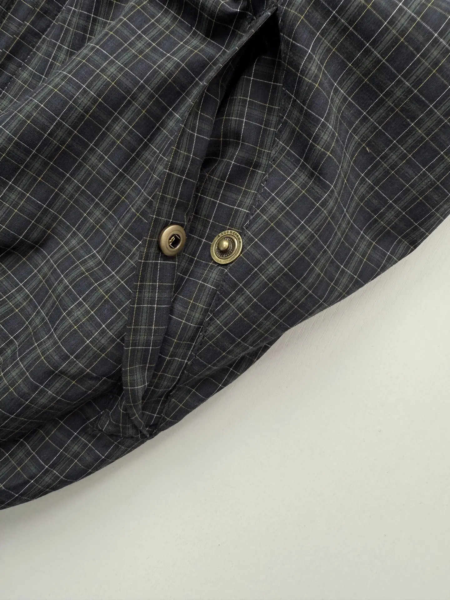 Checked Funnel-Neck Zip-Up Jacket D32523904 — view 7