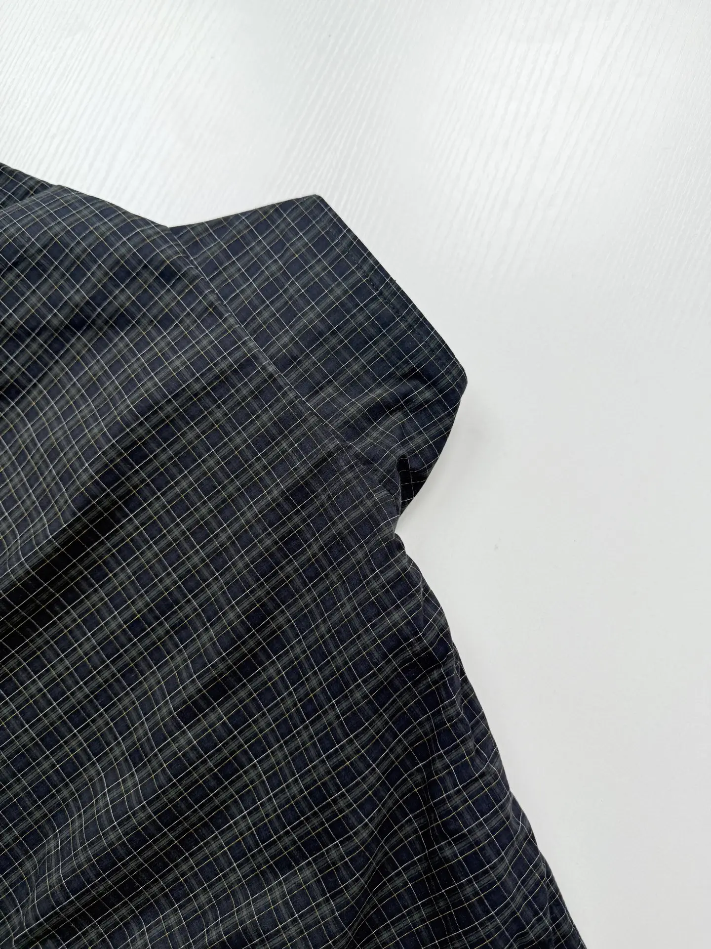 Checked Funnel-Neck Zip-Up Jacket D32523904 — view 8