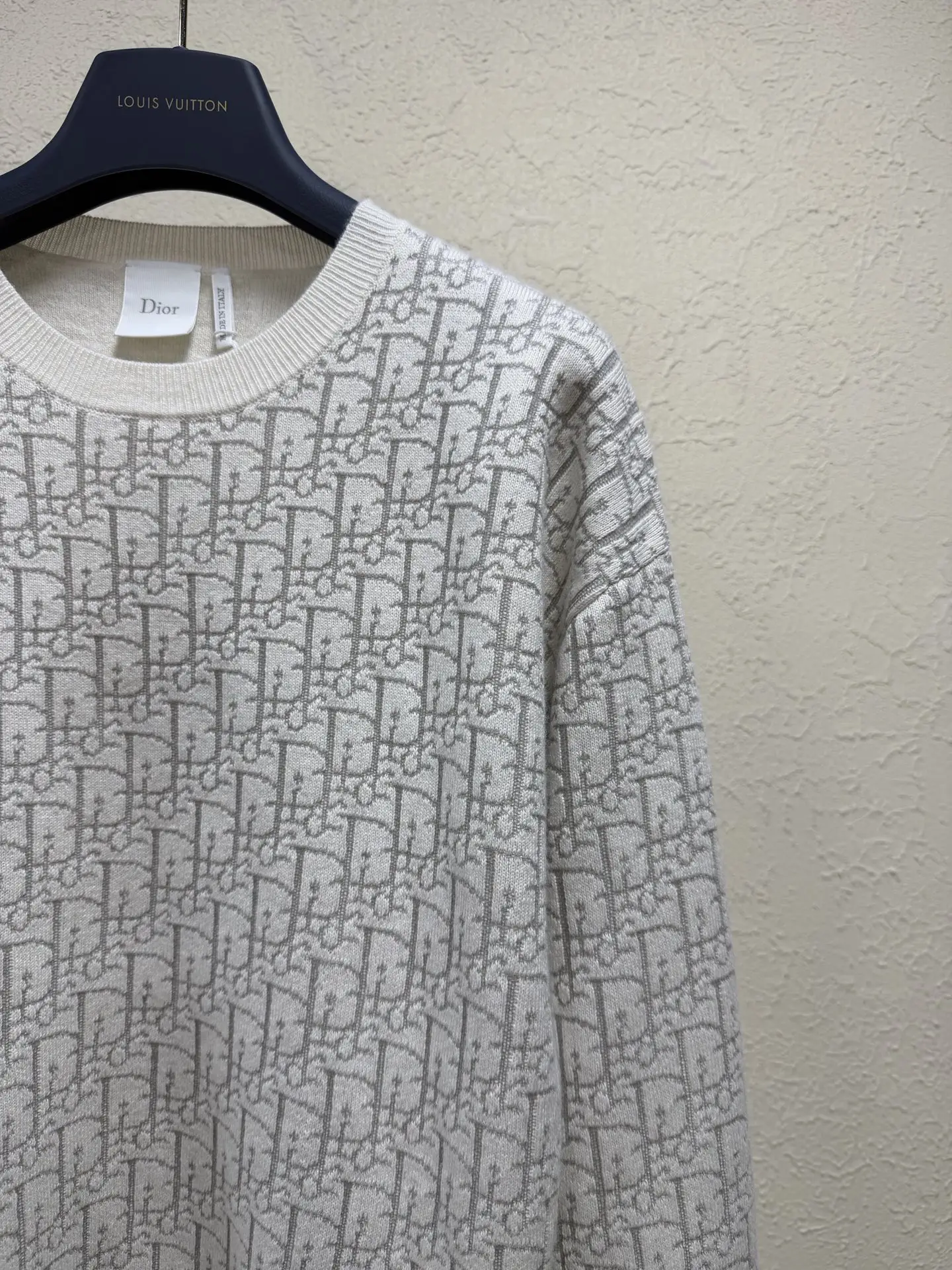 Oblique Monogram Wool Knit Sweater D32523182 — view 3