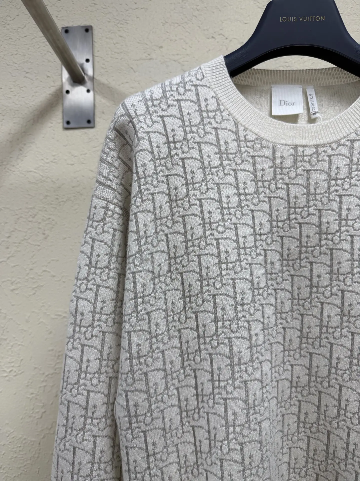 Oblique Monogram Wool Knit Sweater D32523182 — view 4