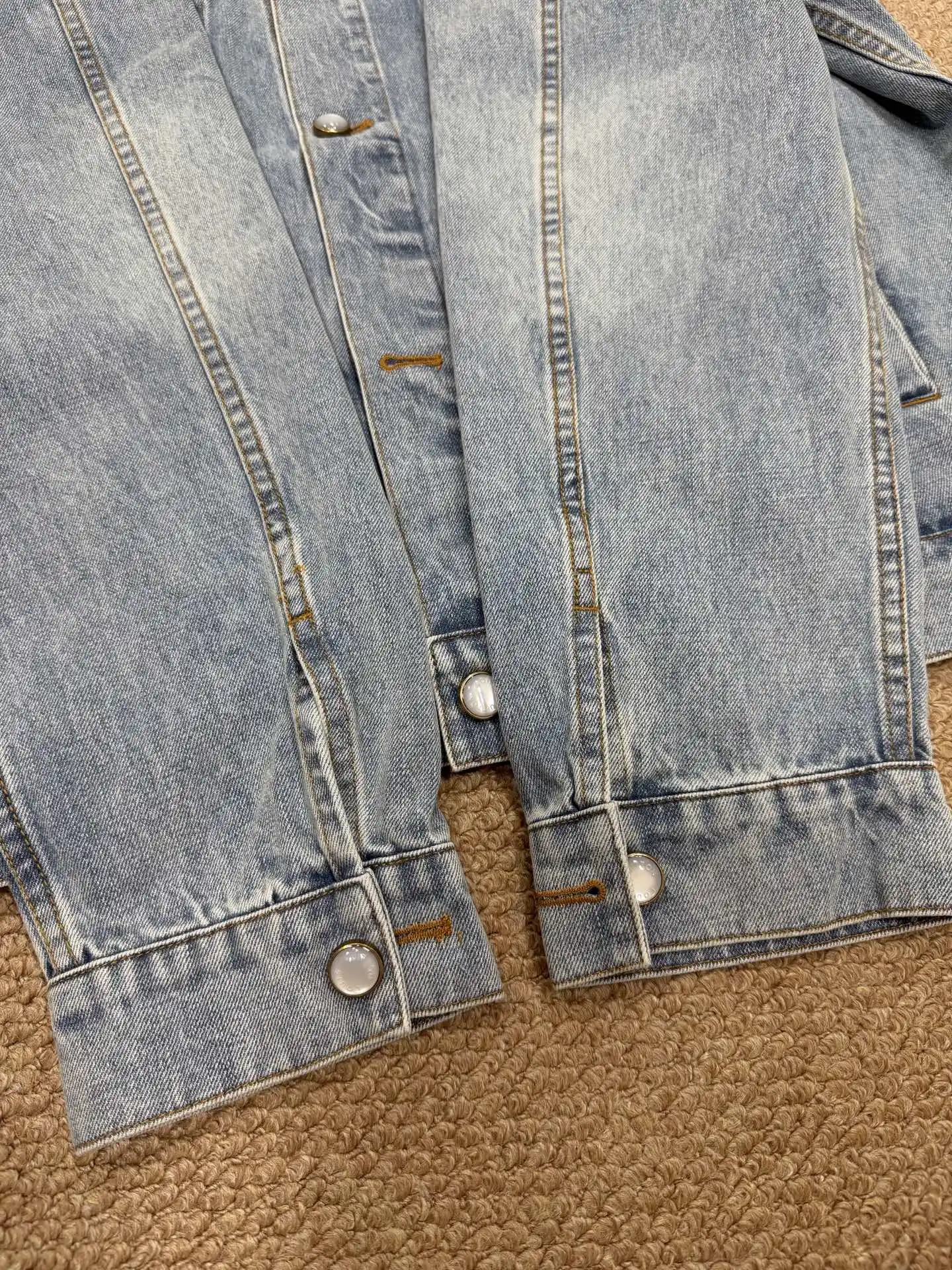 Embellished Denim Trucker Jacket D33023179 — view 10