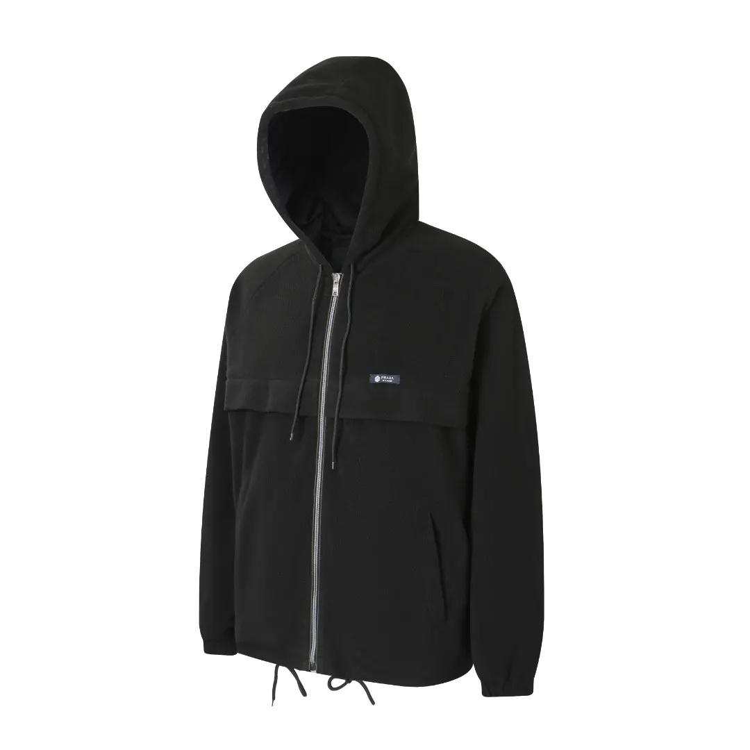Logo-Patch Polar Fleece Hooded Jacket D33021212 — view 2