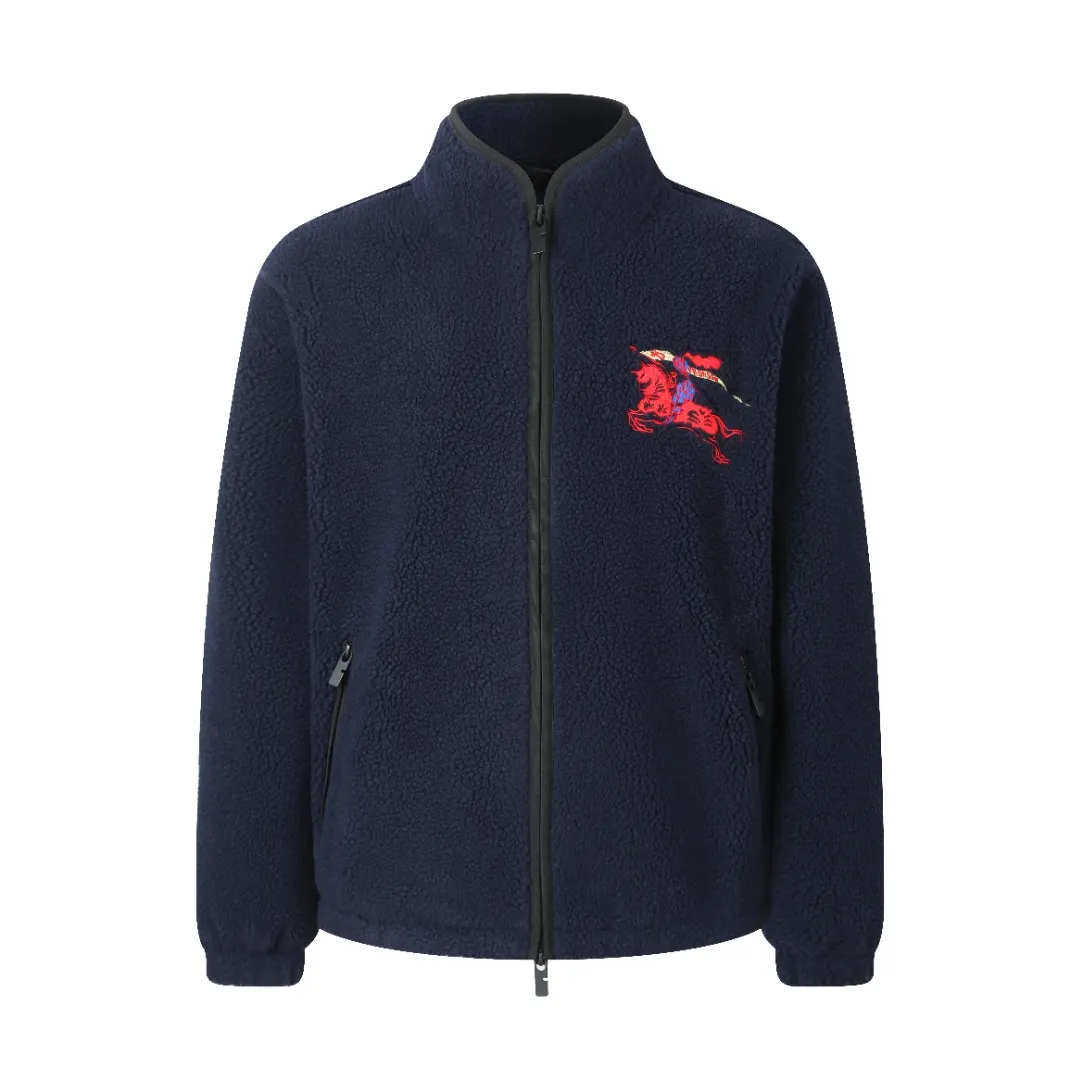 Embroidered Wool-Blend Fleece Jacket D33021213