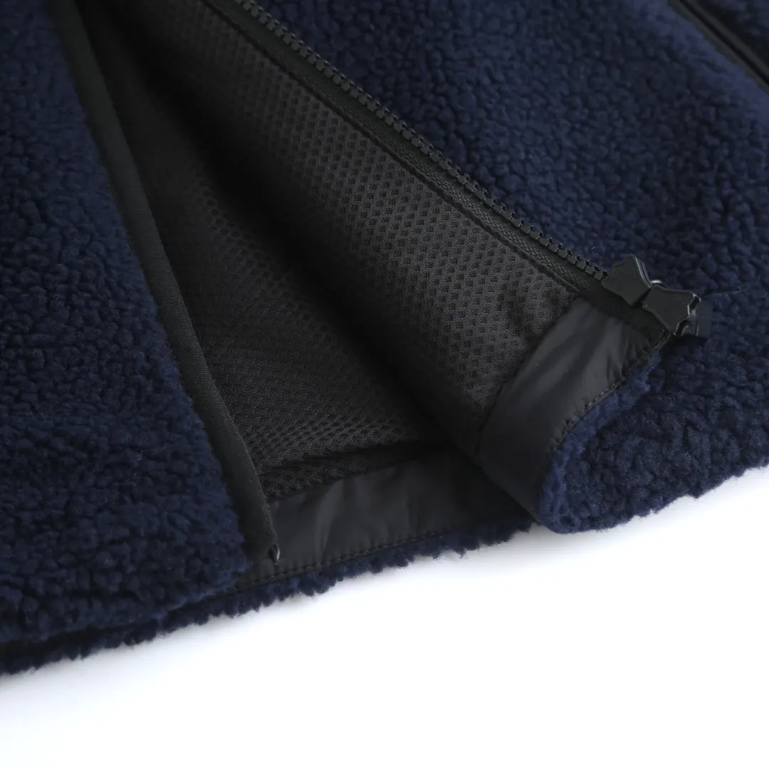 Embroidered Wool-Blend Fleece Jacket D33021213 — view 9