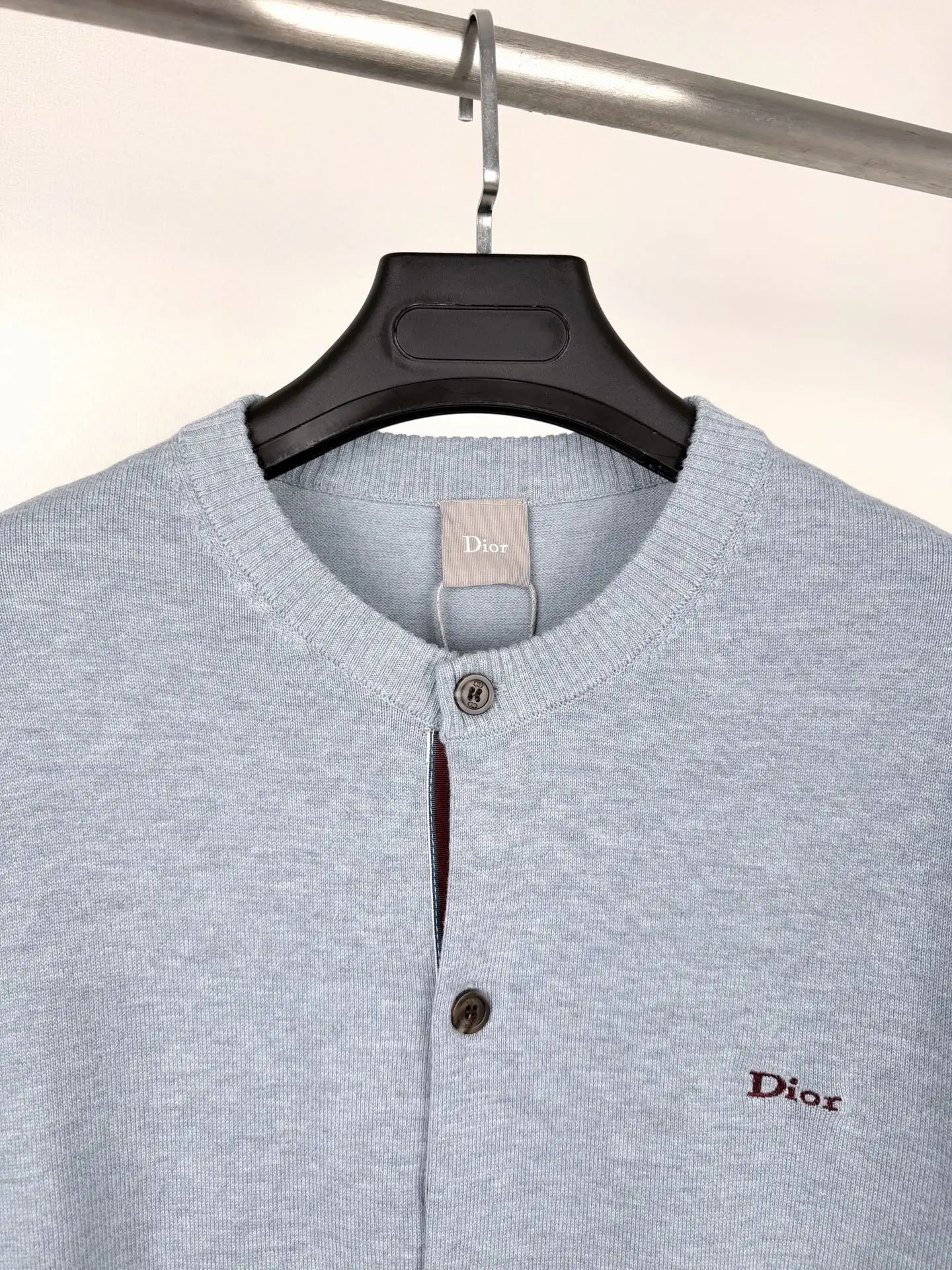 Logo-Embroidered Cashmere and Cotton-Blend Cardigan D33021395 — view 5