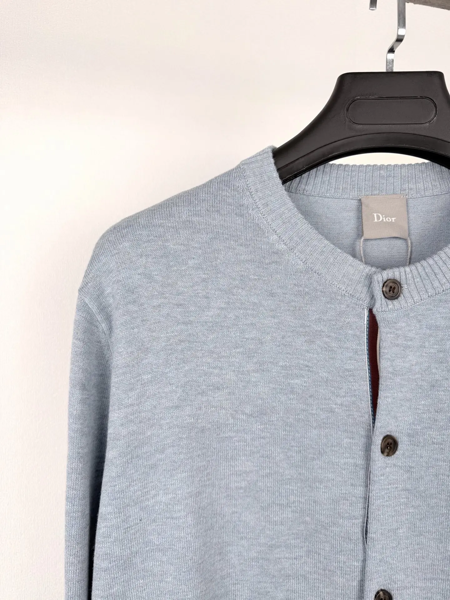 Logo-Embroidered Cashmere and Cotton-Blend Cardigan D33021395 — view 6
