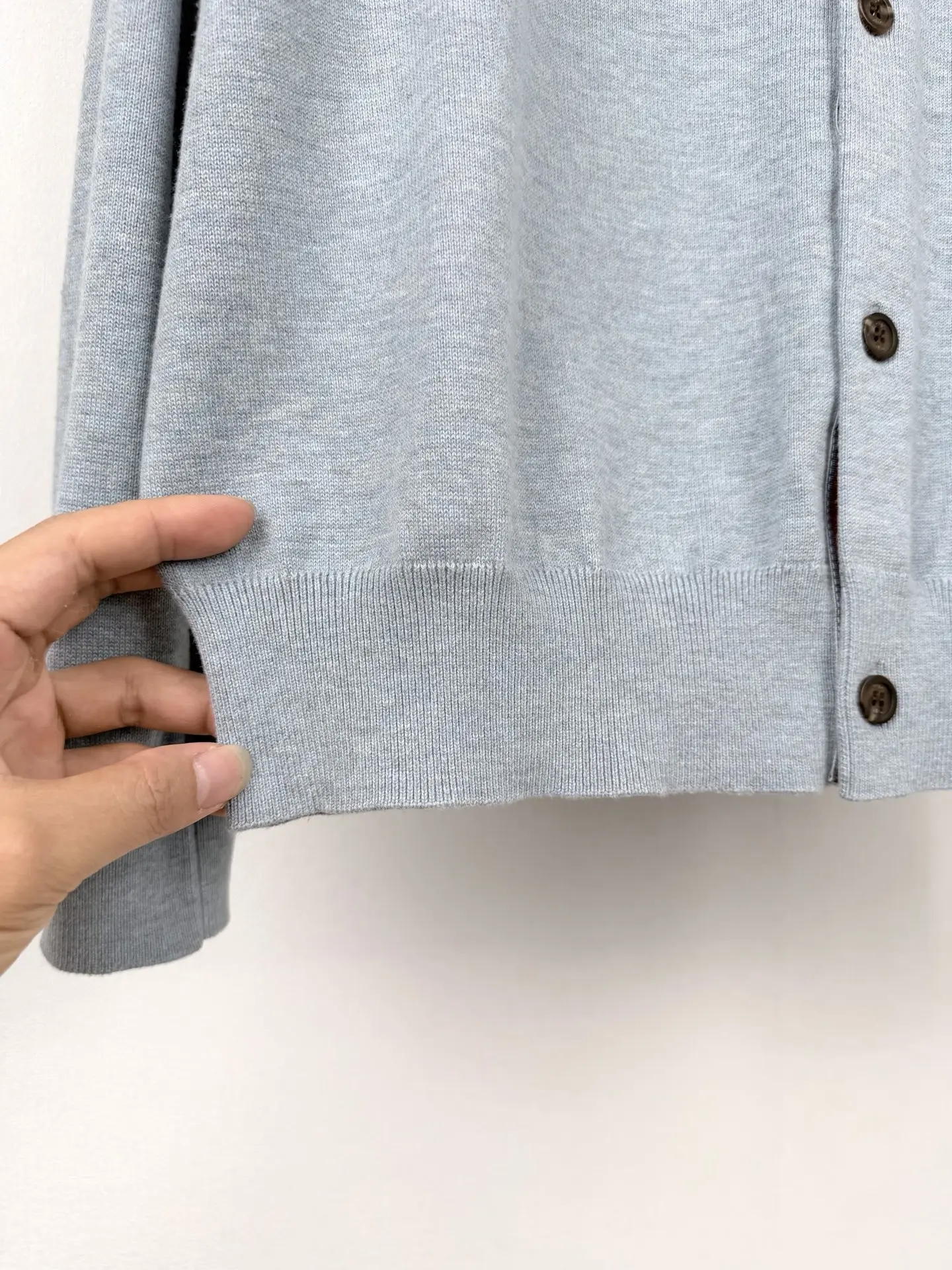 Logo-Embroidered Cashmere and Cotton-Blend Cardigan D33021395 — view 10