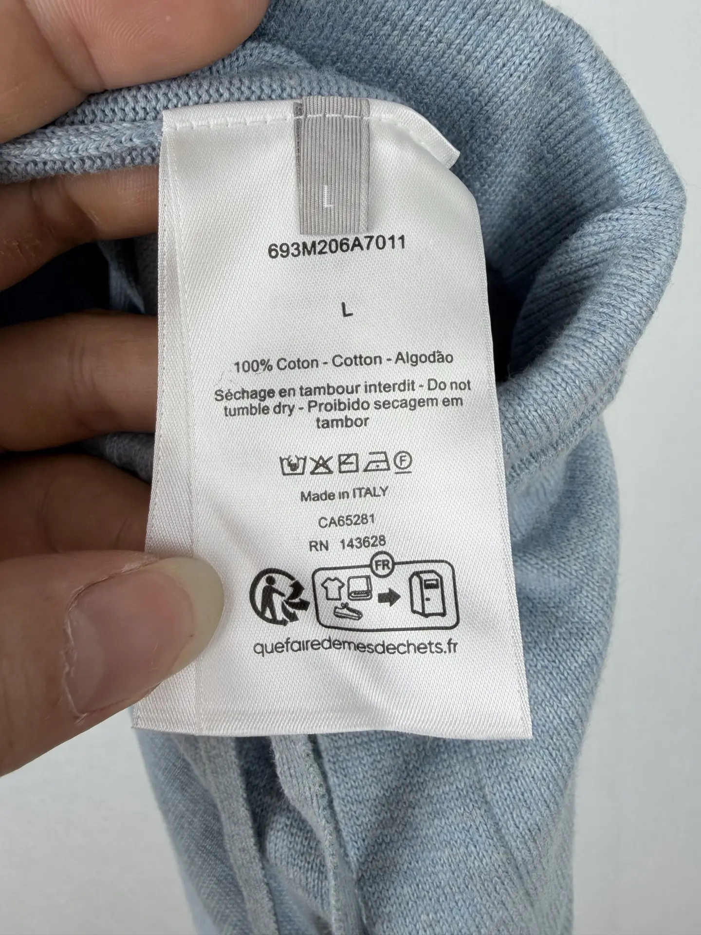 Logo-Embroidered Cashmere-Blend Track Pants D33021396 — view 10