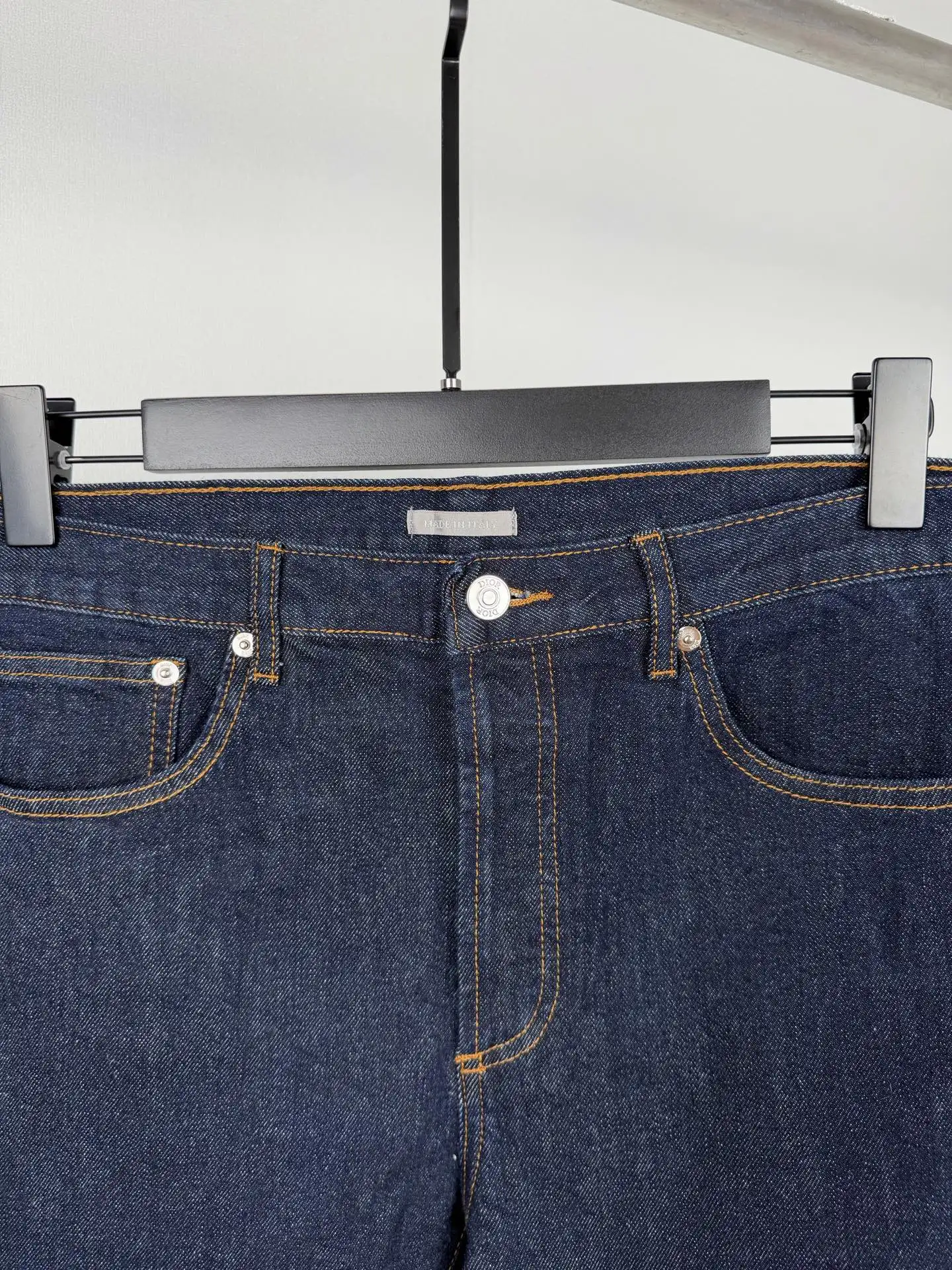 Oblique Monogram Cuff Straight-Leg Jeans D33021389 — view 5