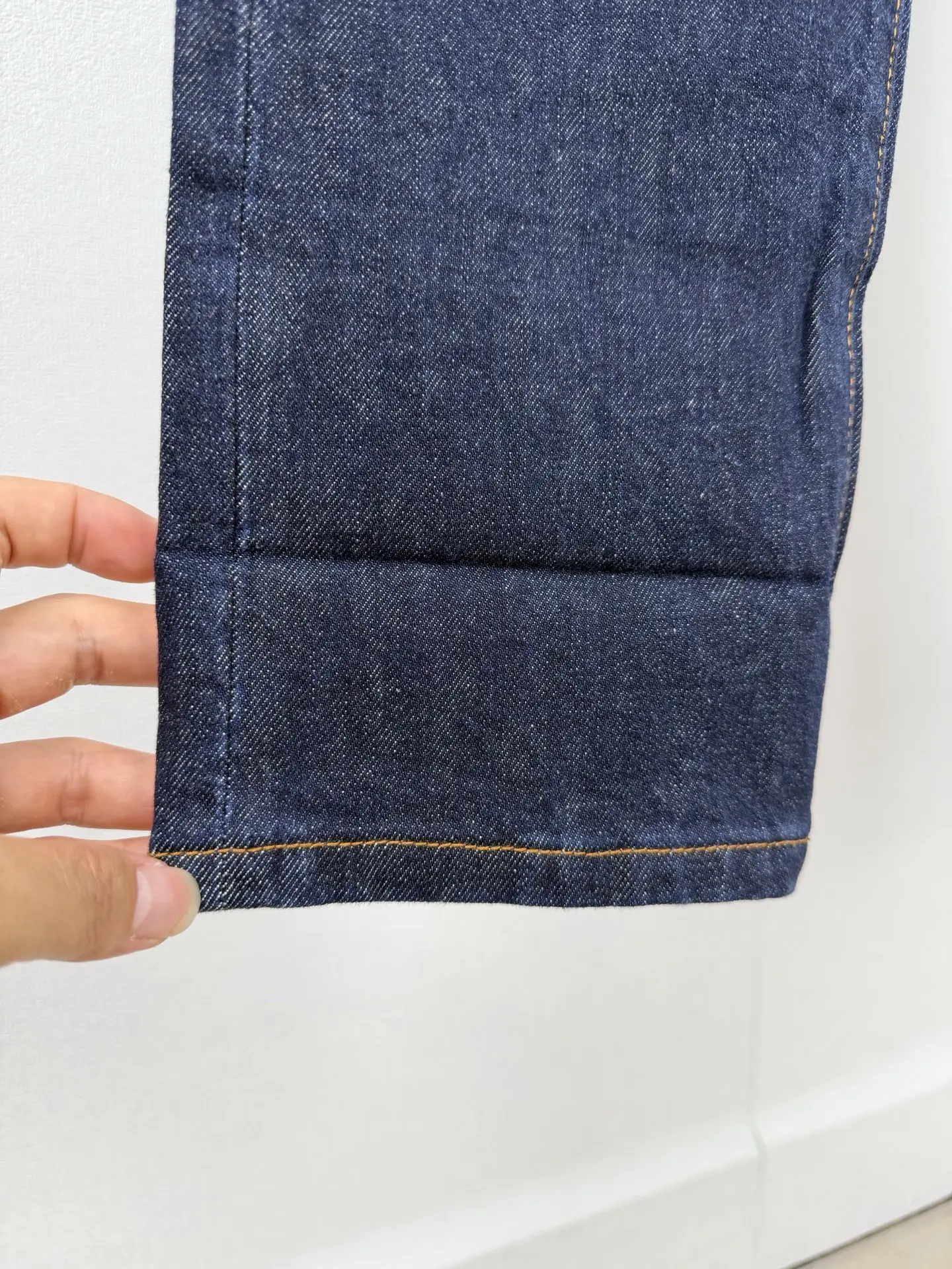 Oblique Monogram Cuff Straight-Leg Jeans D33021389 — view 8