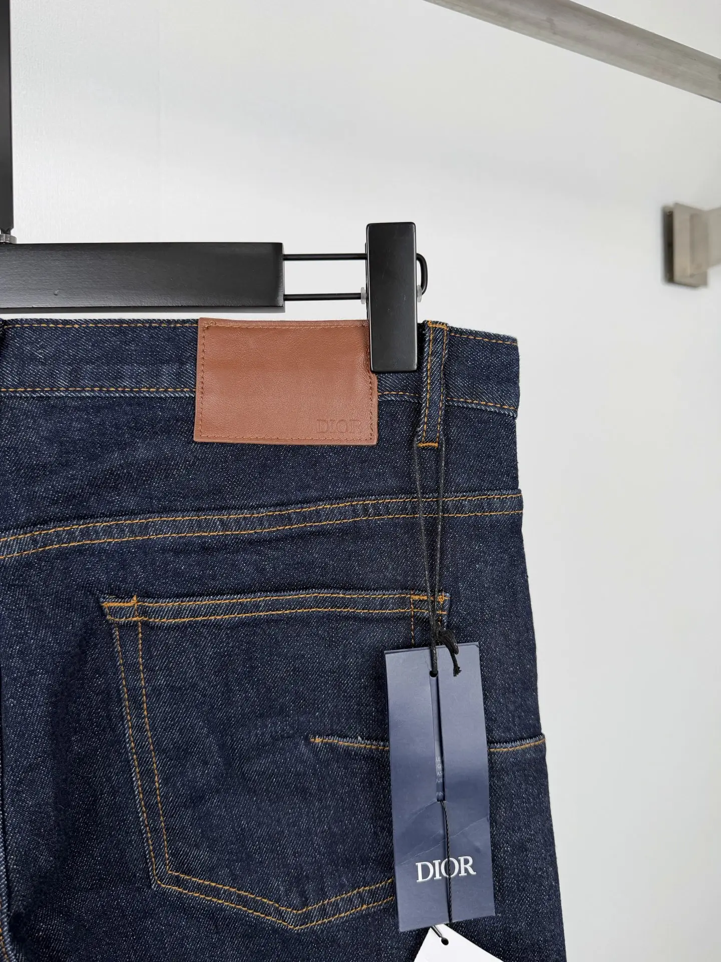 Oblique Monogram Cuff Straight-Leg Jeans D33021389 — view 9