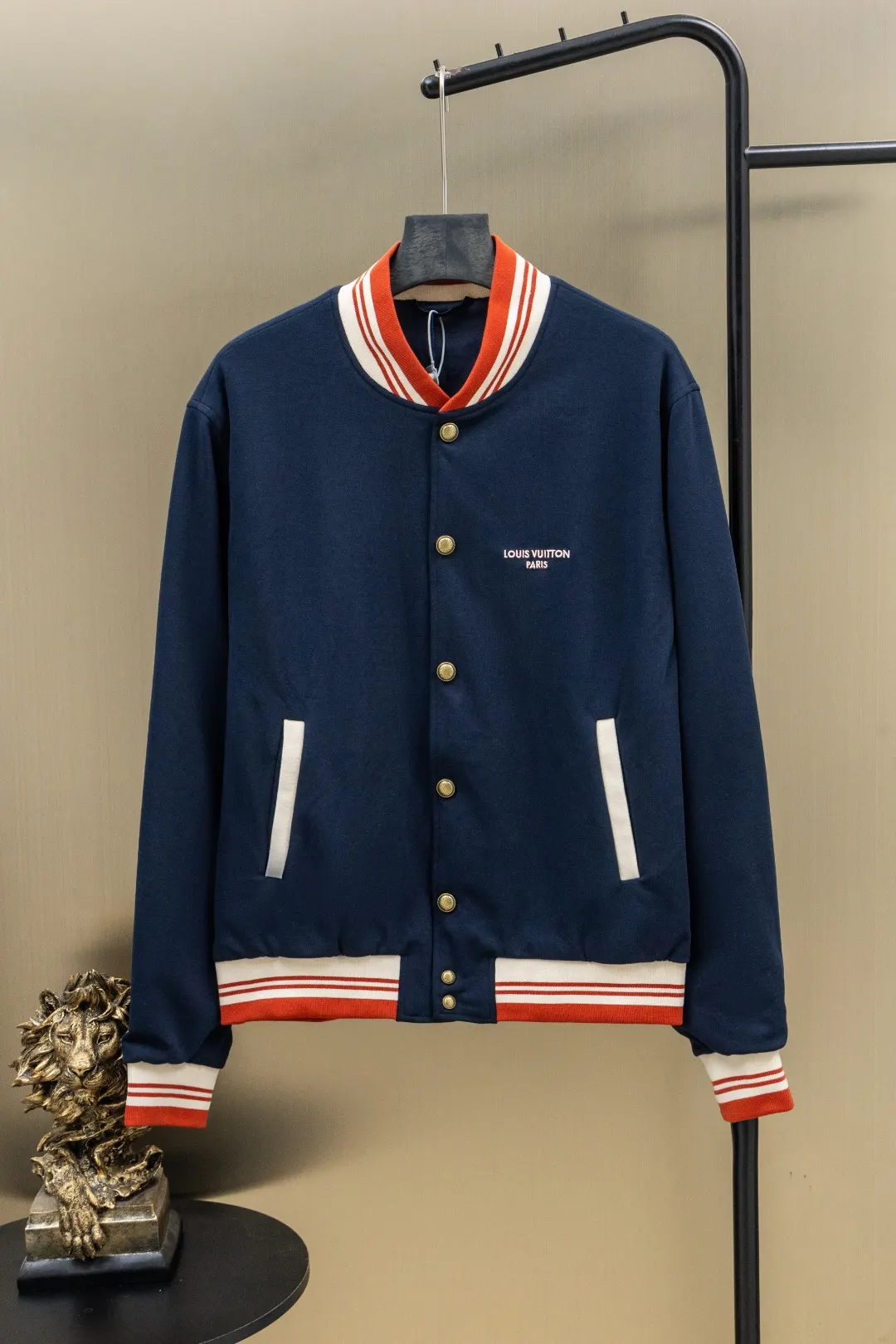Embroidered Logo Varsity Bomber Jacket D33024732