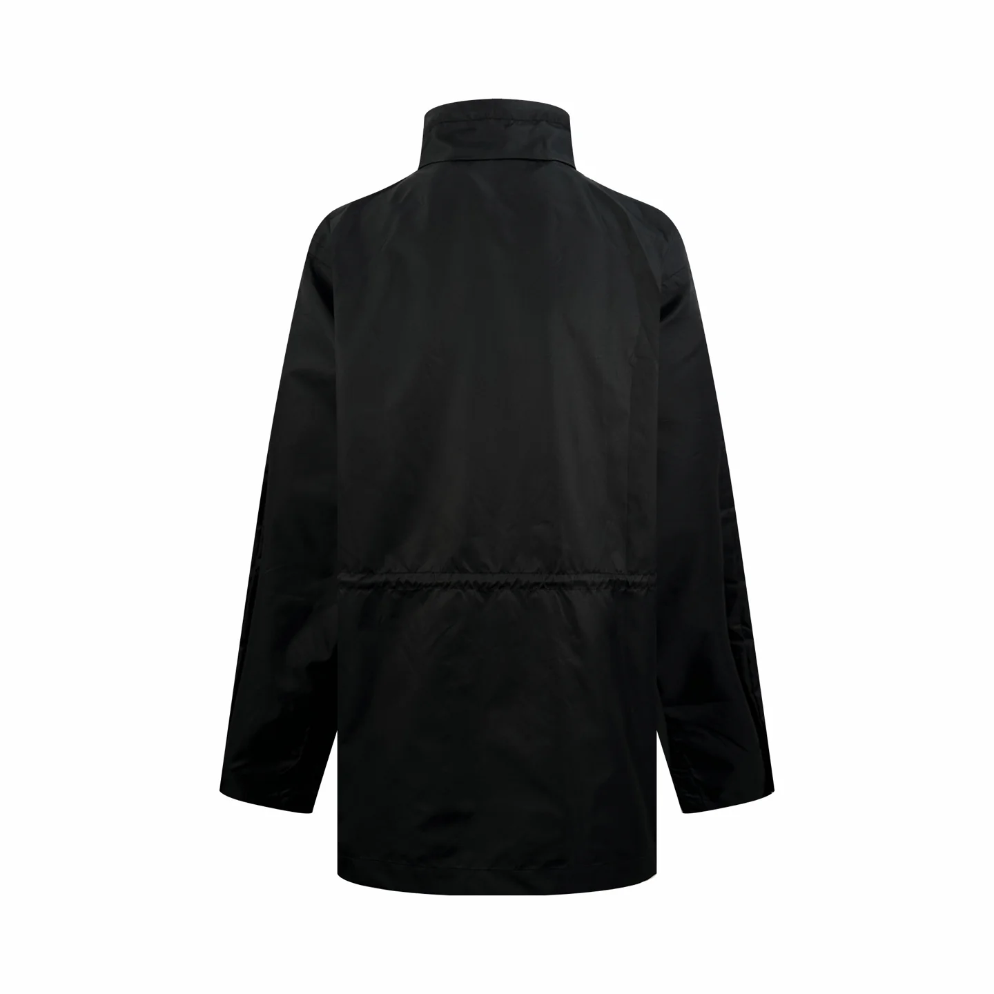 Double-Breasted Re-Nylon Jacket with Triangle Logo D33522705 — view 2