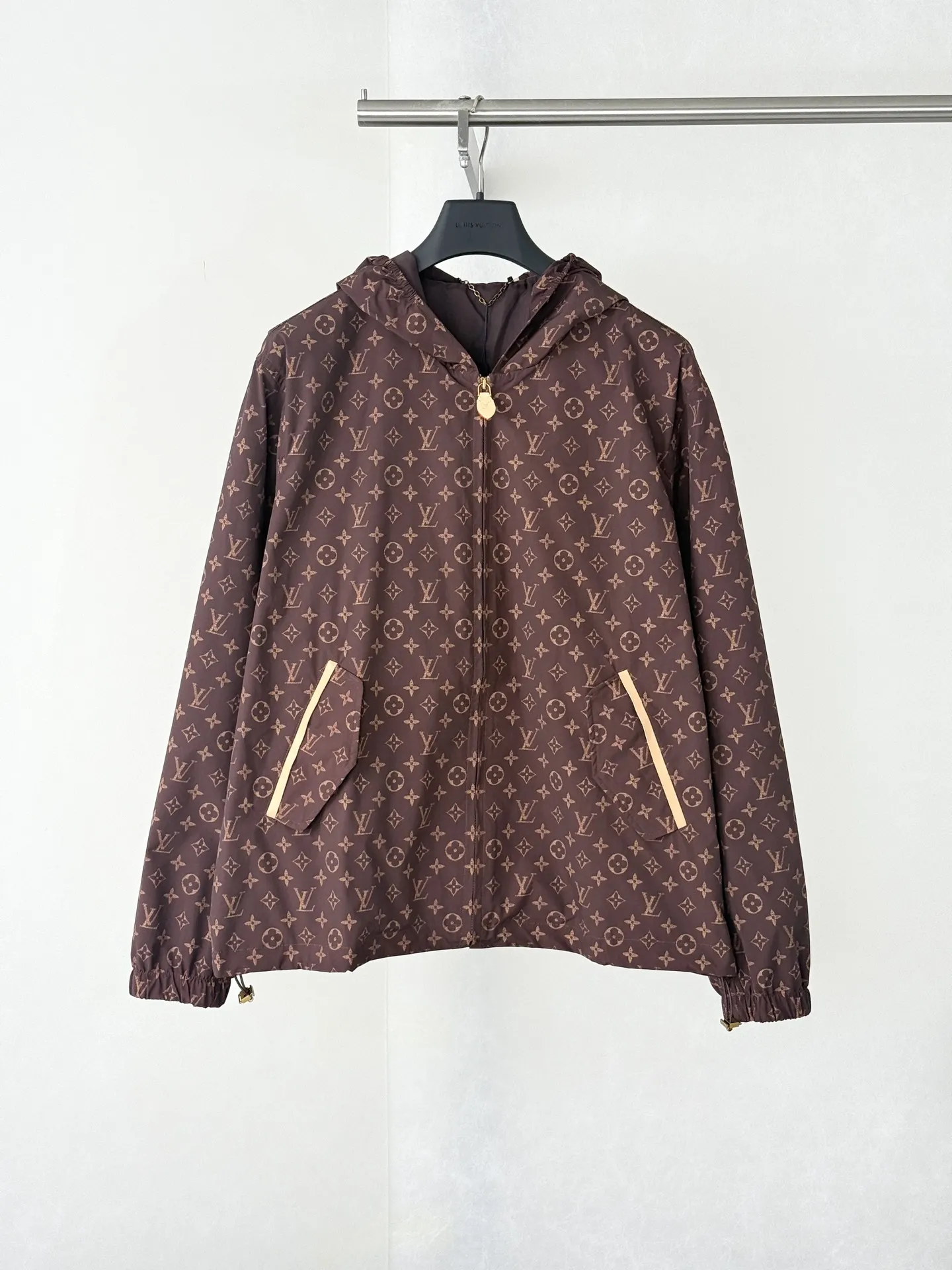 Monogram All-Over Print Hooded Windbreaker D33523906