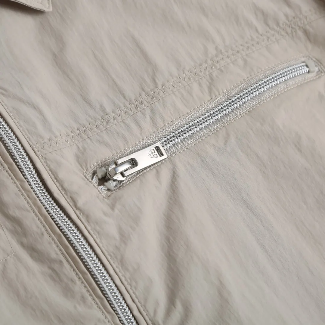 Logo-Patch Zip-Up Overshirt Jacket D33524883 — view 8