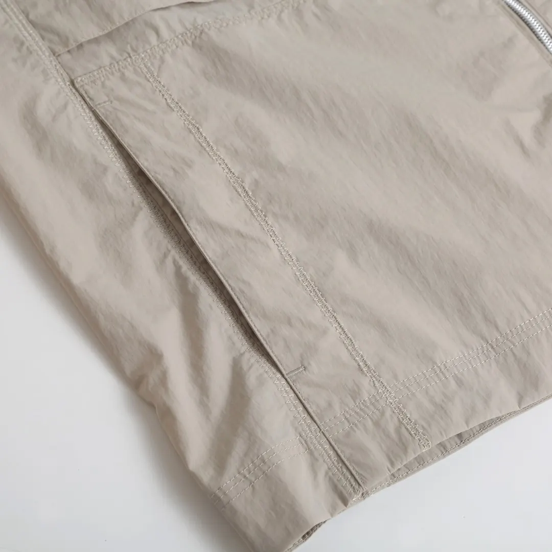Logo-Patch Zip-Up Overshirt Jacket D33524883 — view 9
