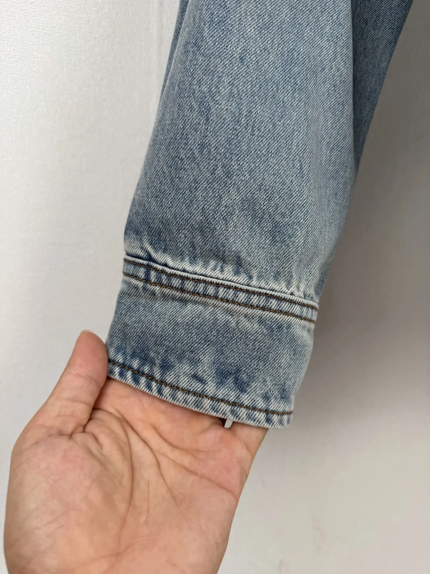 Monogram Patchwork Washed Denim Shirt D34021297 — view 9