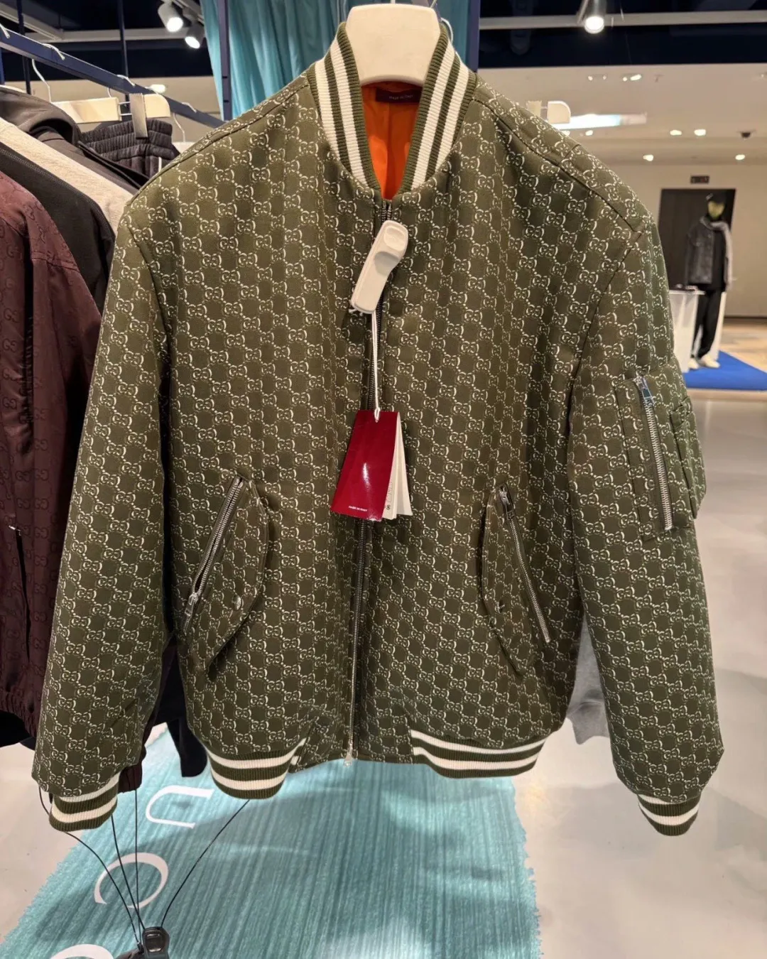 GG Monogram Jacquard Bomber Jacket D34024608