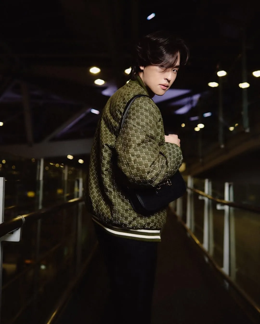 GG Monogram Jacquard Bomber Jacket D34024608 — view 6
