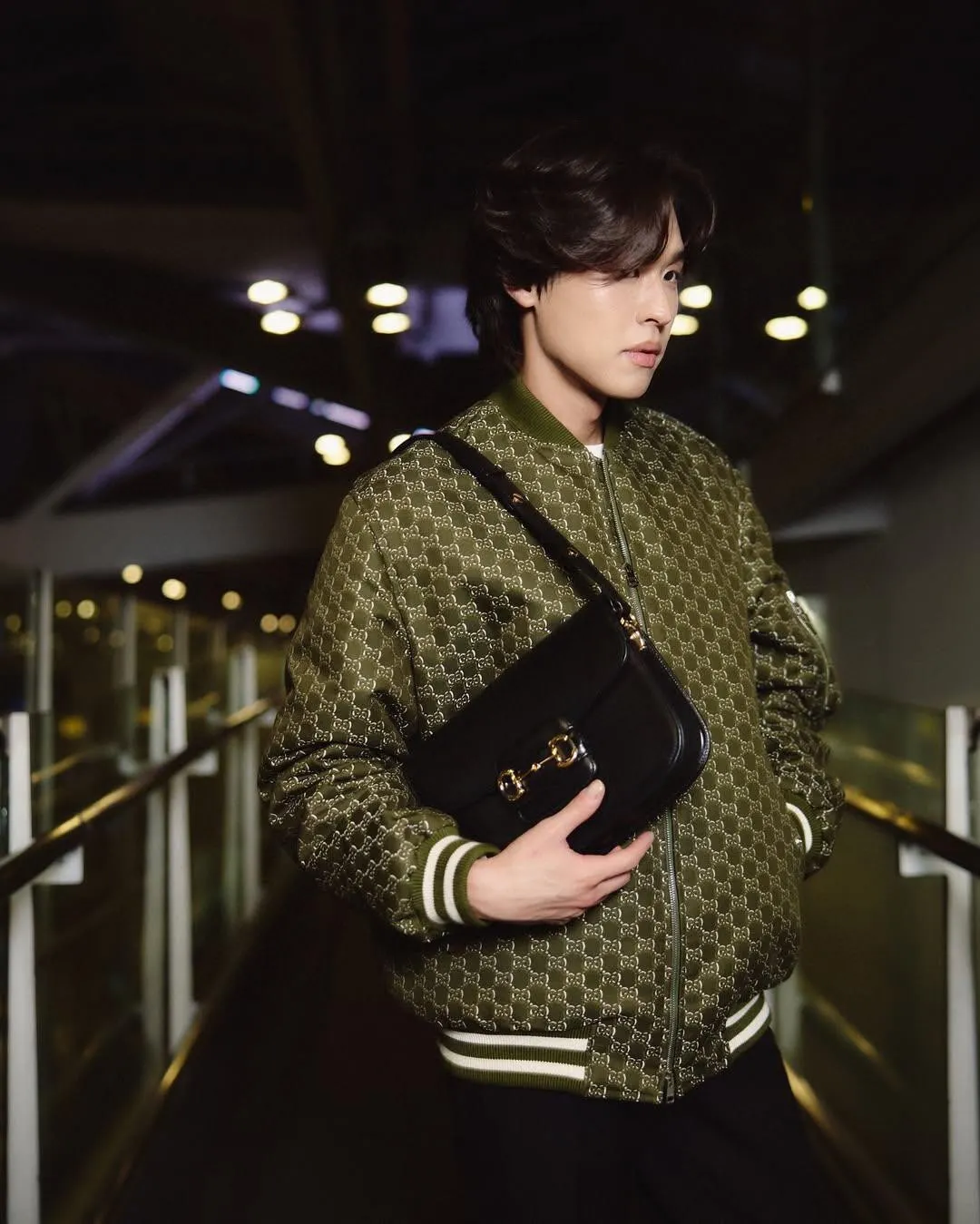 GG Monogram Jacquard Bomber Jacket D34024608 — view 7