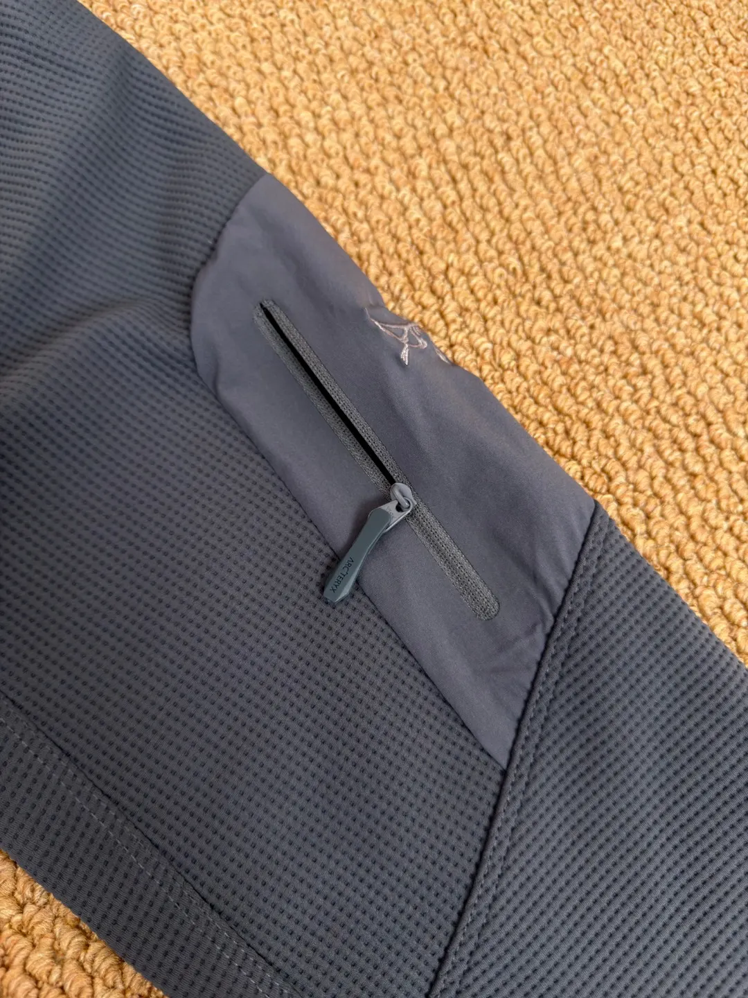 Olera Waffle-Knit Full-Zip Hooded Jacket D34023970 — view 5