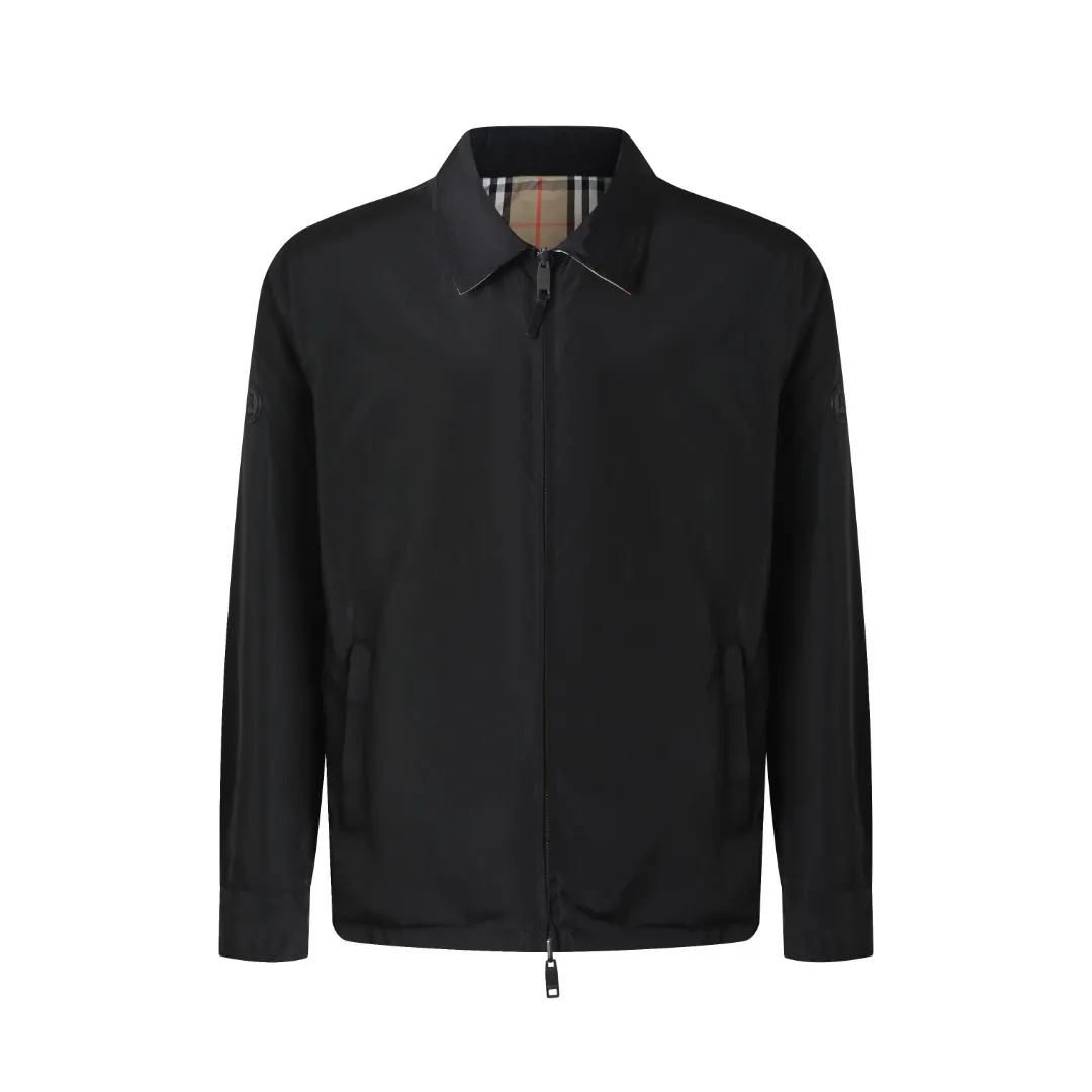 Reversible Check-Print Harrington Jacket D34024766