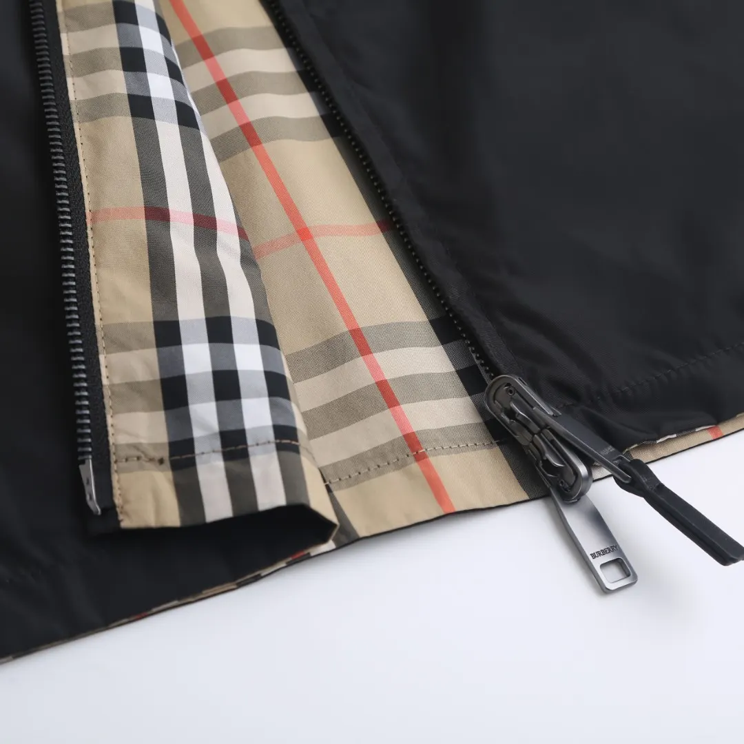 Reversible Check-Print Harrington Jacket D34024766 — view 9