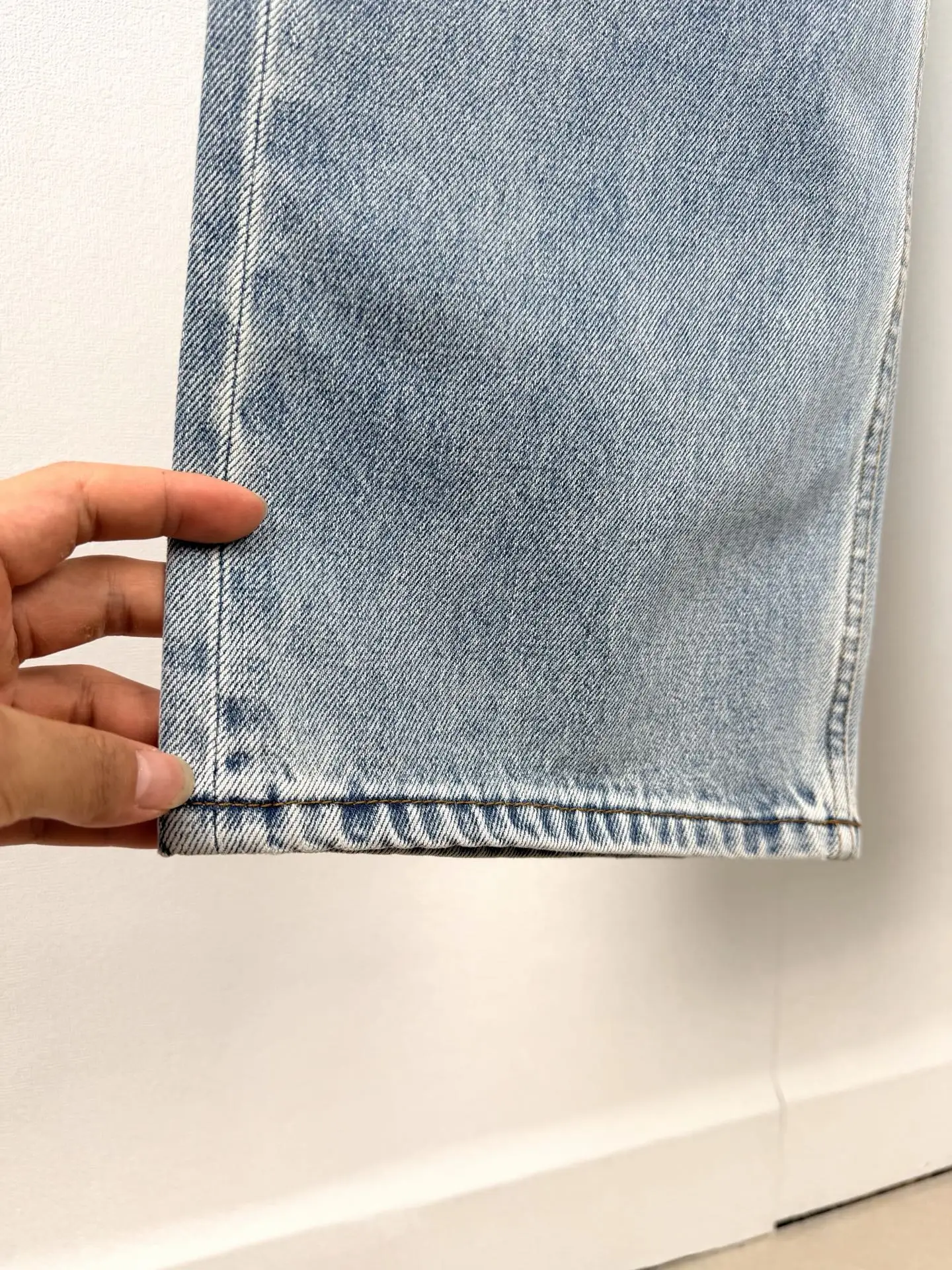 Monogram Embroidered Straight-Leg Jeans D34021397 — view 9