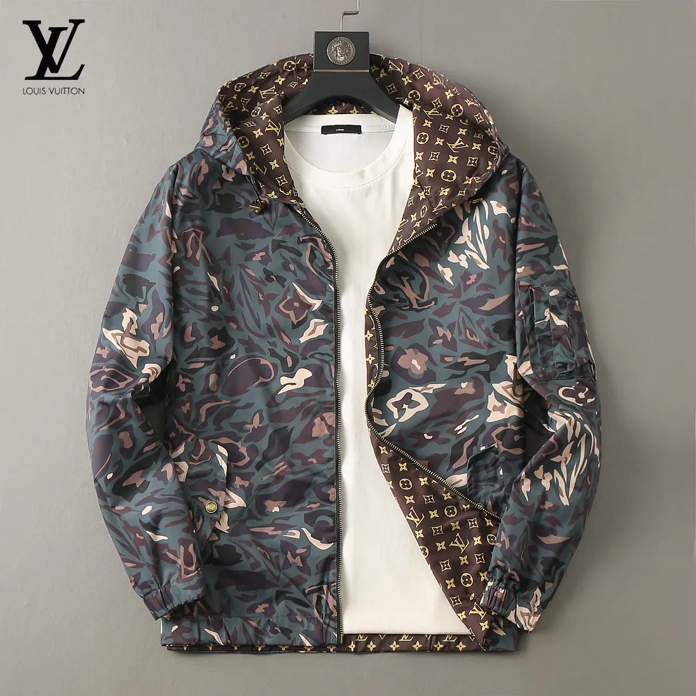 Monogram Camouflage Hooded Jacket D34024640
