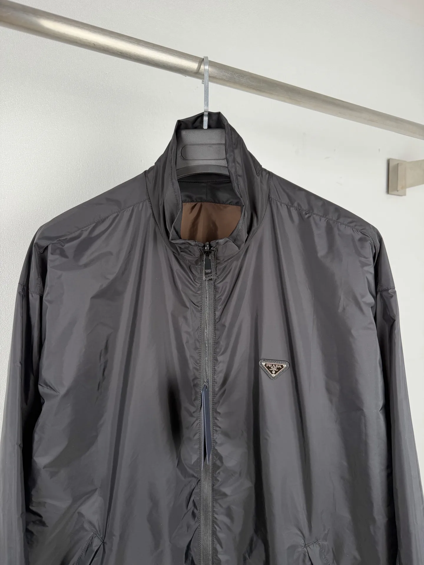 Reversible Nylon Zip-Up Jacket D34521324 — view 2