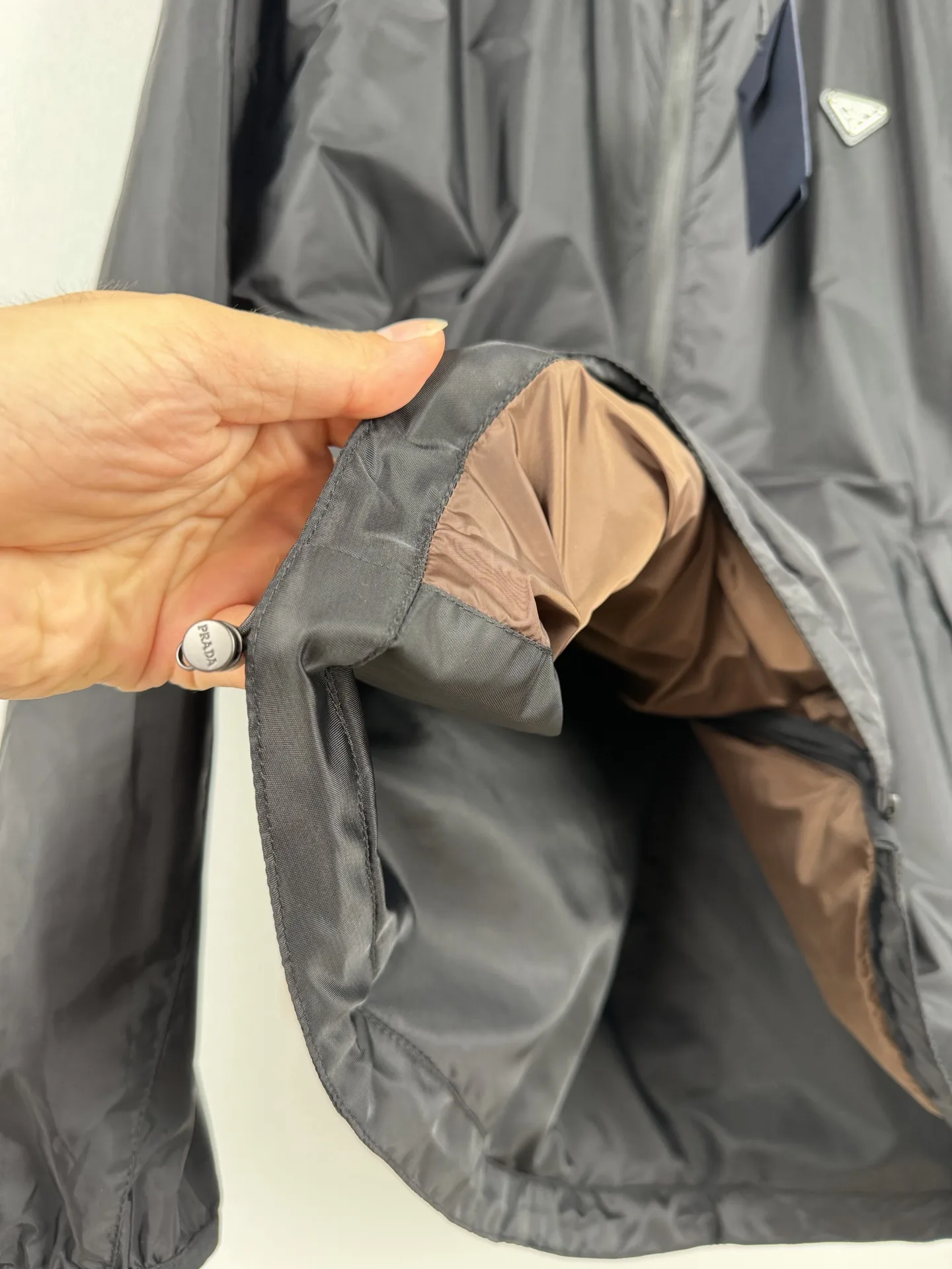 Reversible Nylon Zip-Up Jacket D34521324 — view 10