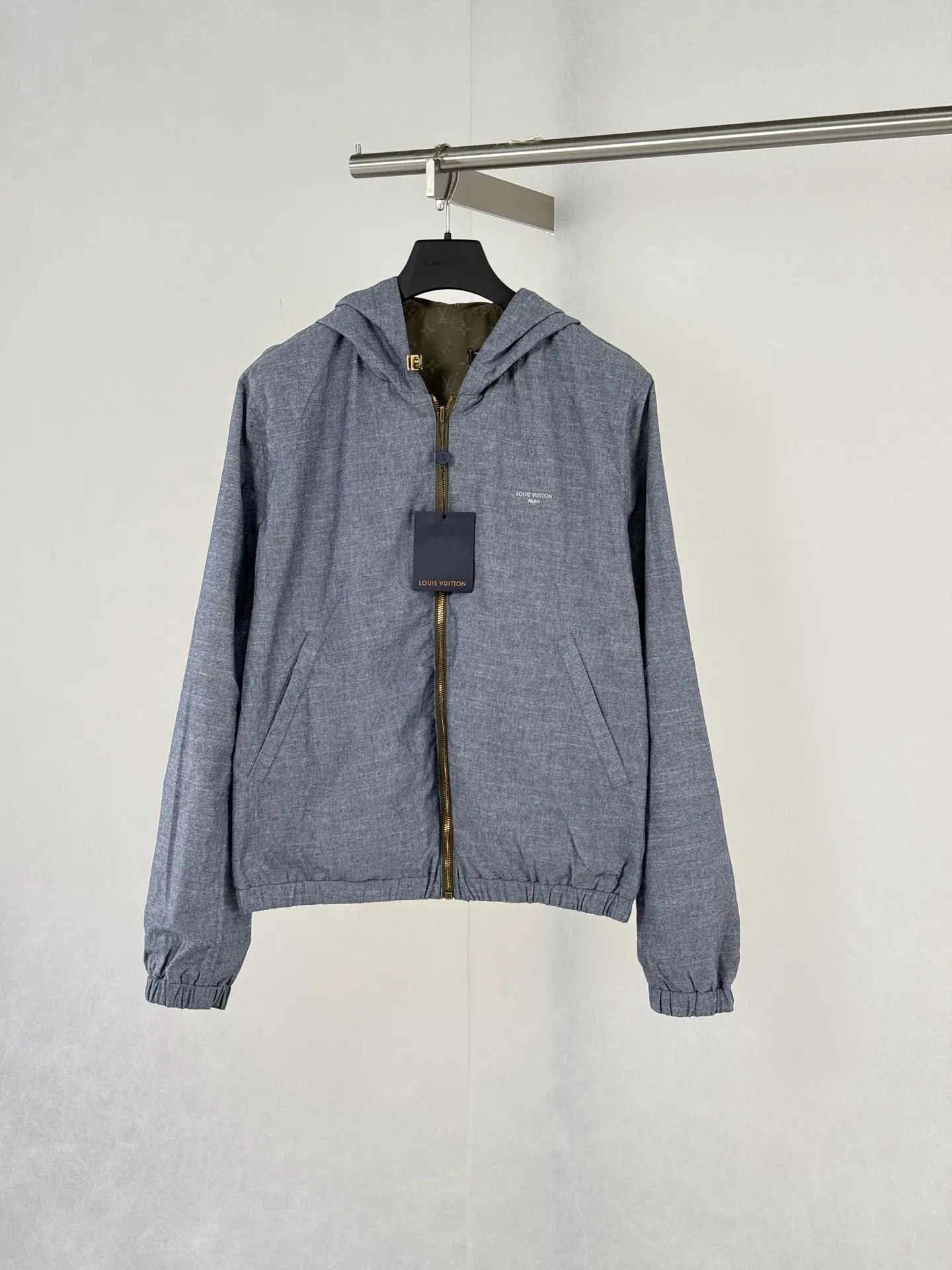 Reversible Monogram Reflective Hooded Jacket D34821246 — view 3