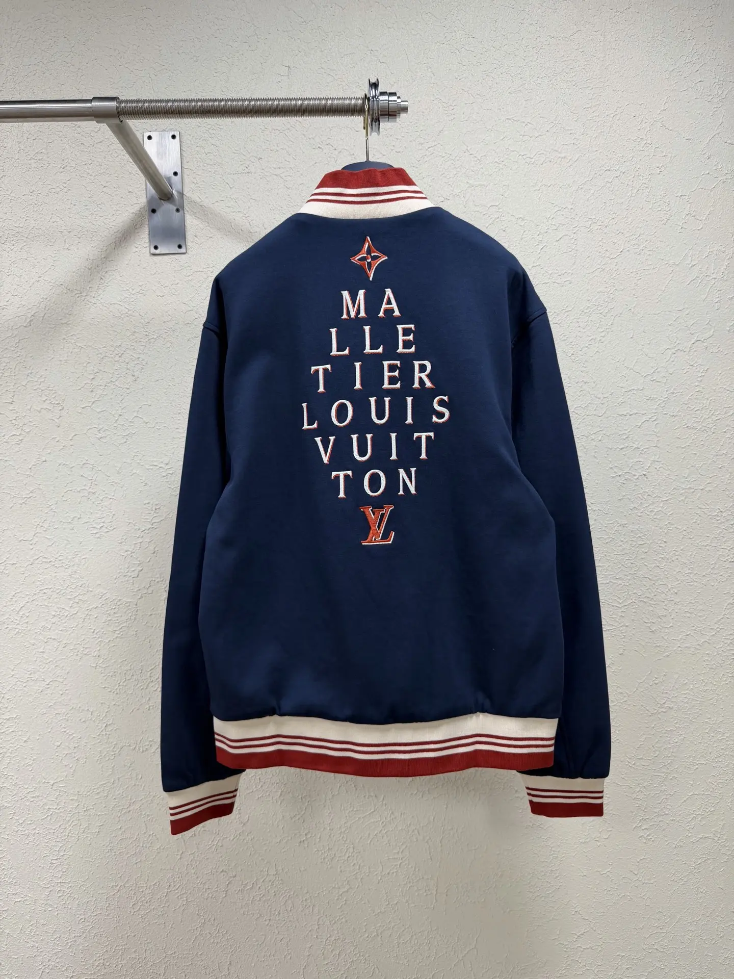 Logo Embroidery Striped Varsity Jacket D35024754 — view 2