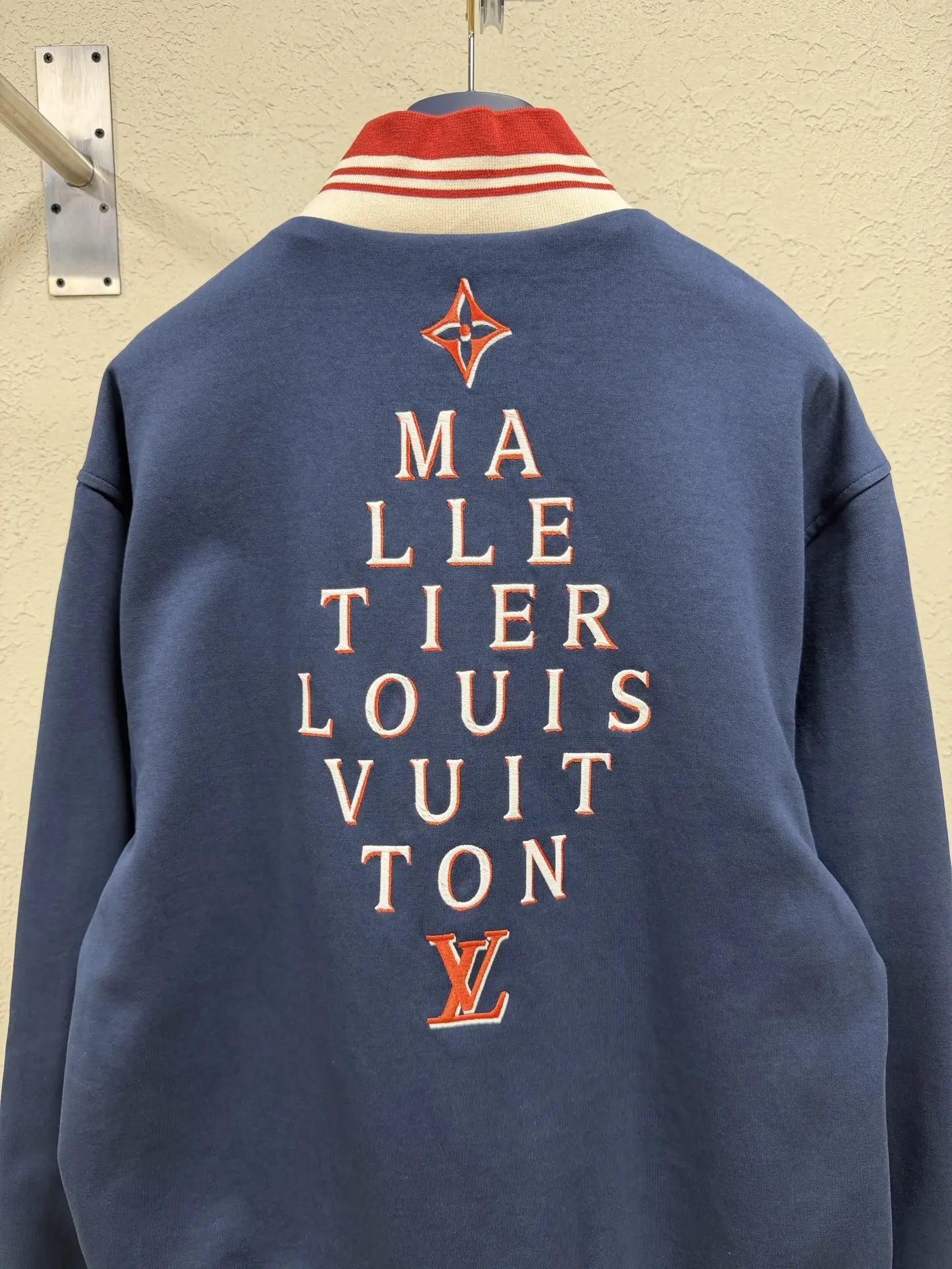 Logo Embroidery Striped Varsity Jacket D35024754 — view 8
