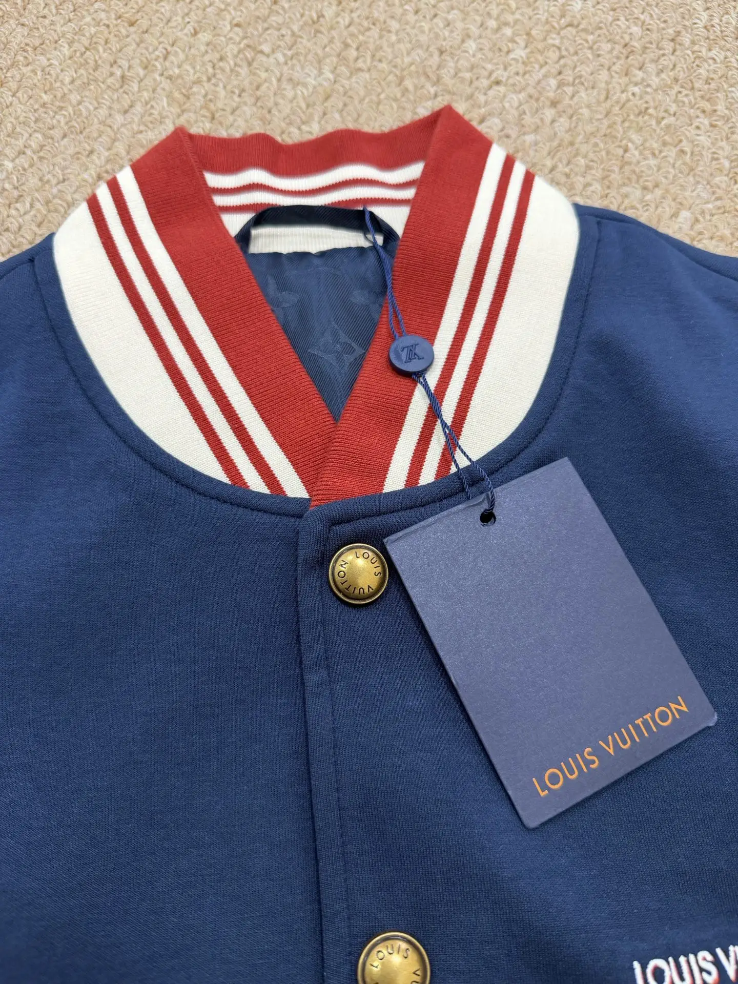 Logo Embroidery Striped Varsity Jacket D35024754 — view 10